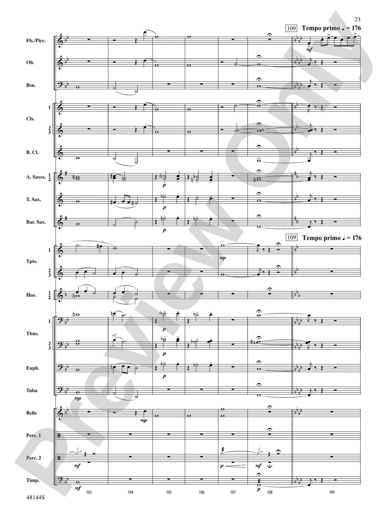 Dances of a Shimmering Spirit: Concert Band Conductor Score & Parts