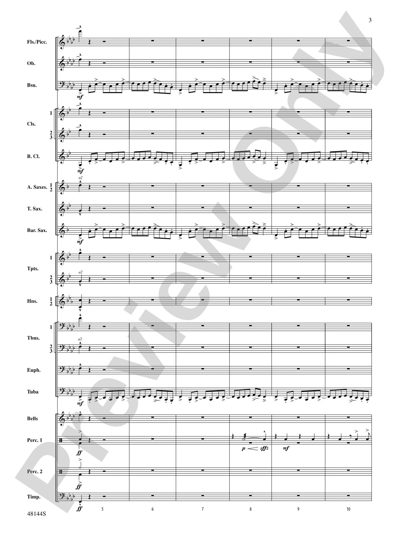 Dances of a Shimmering Spirit: Concert Band Conductor Score & Parts