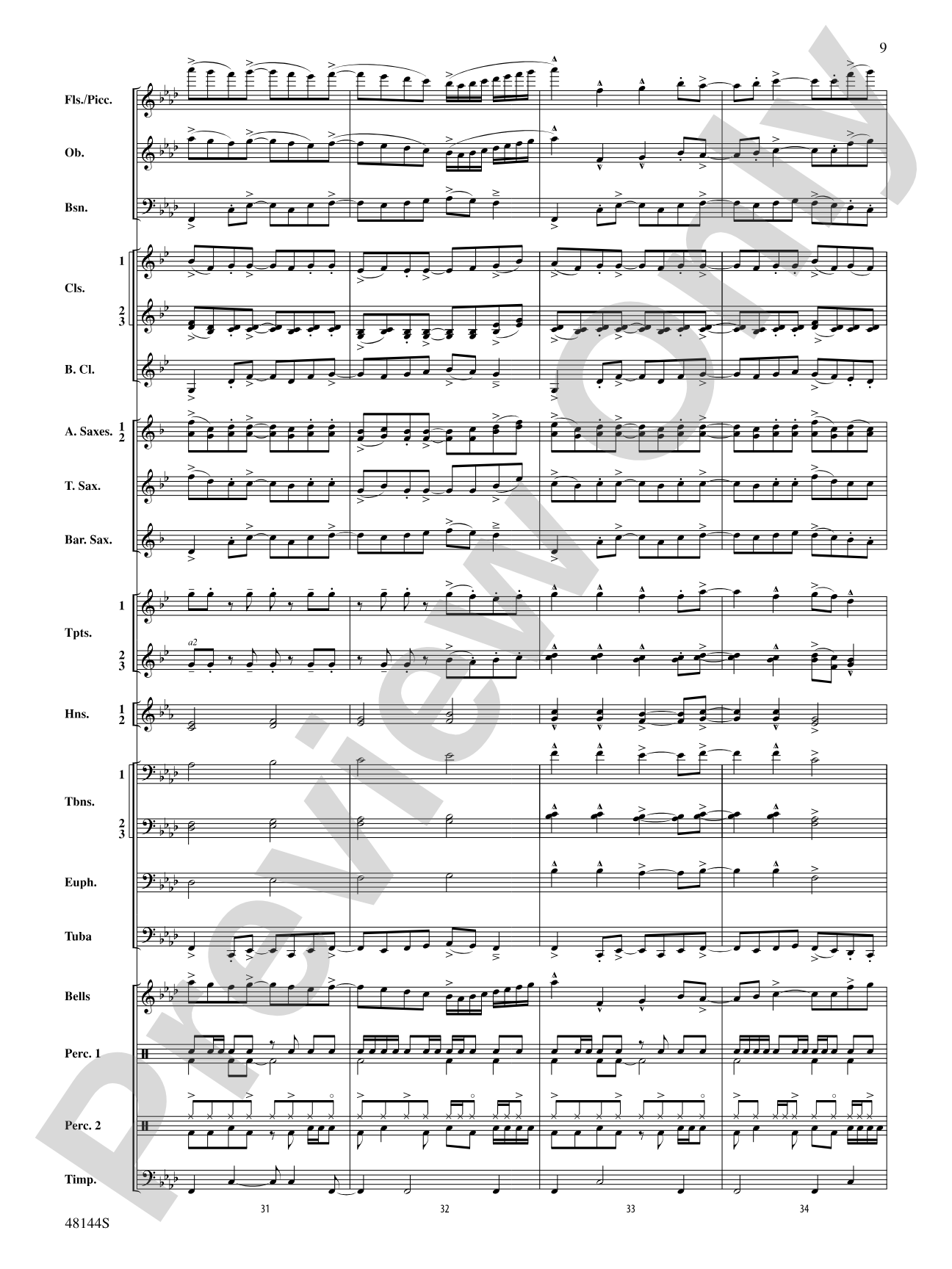 Dances of a Shimmering Spirit: Concert Band Conductor Score & Parts