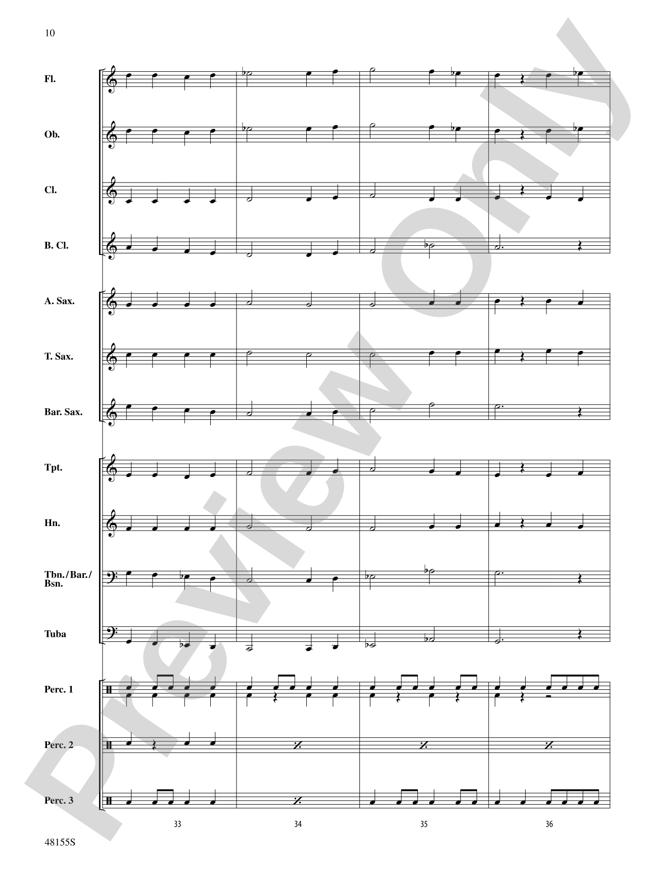 Patapan Fantasy: Concert Band Conductor Score & Parts