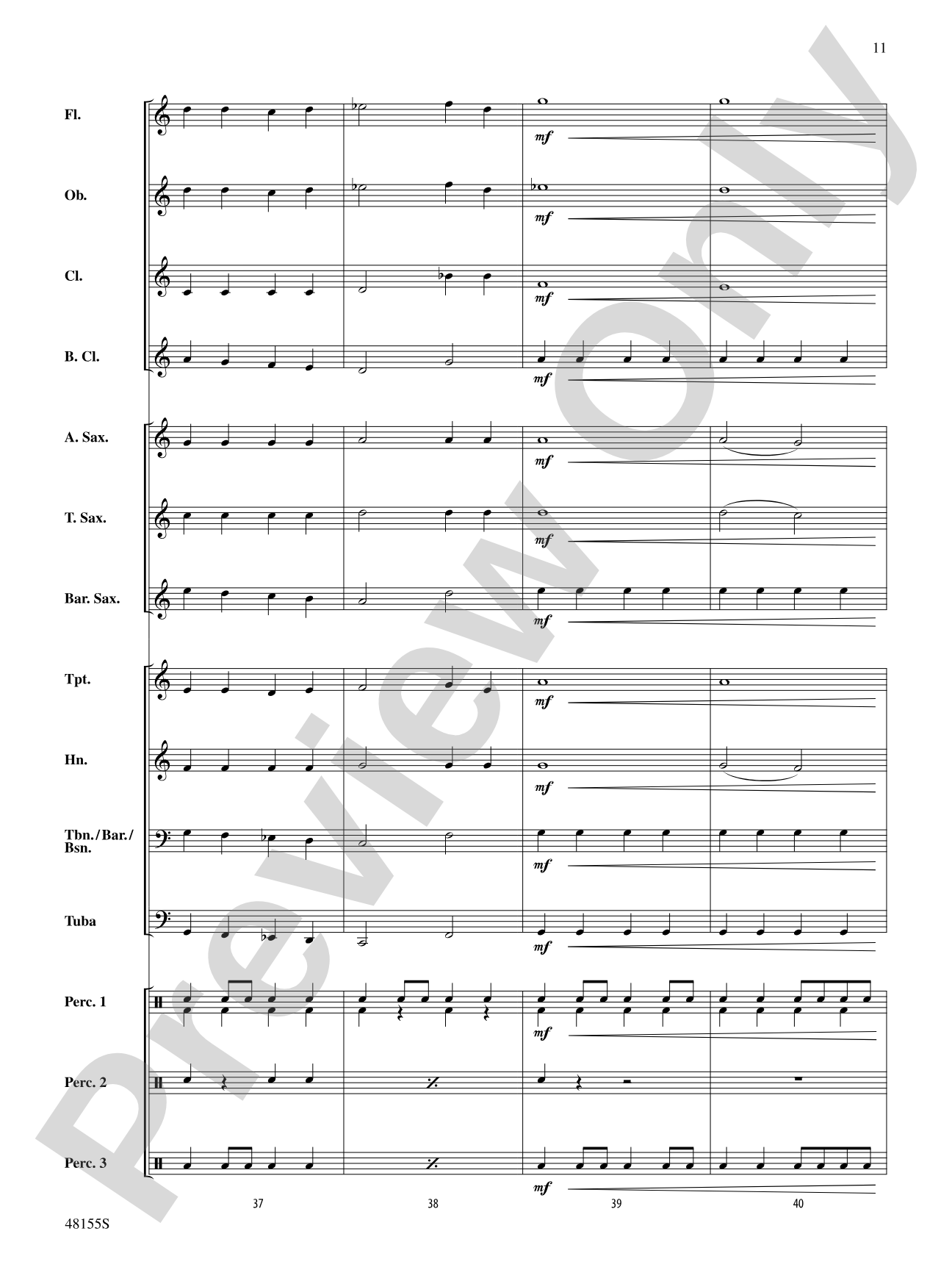 Patapan Fantasy: Concert Band Conductor Score & Parts