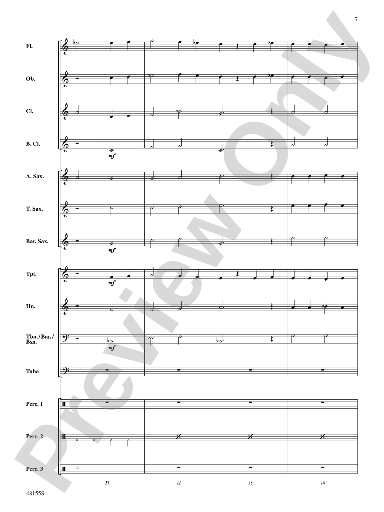 Patapan Fantasy: Concert Band Conductor Score & Parts
