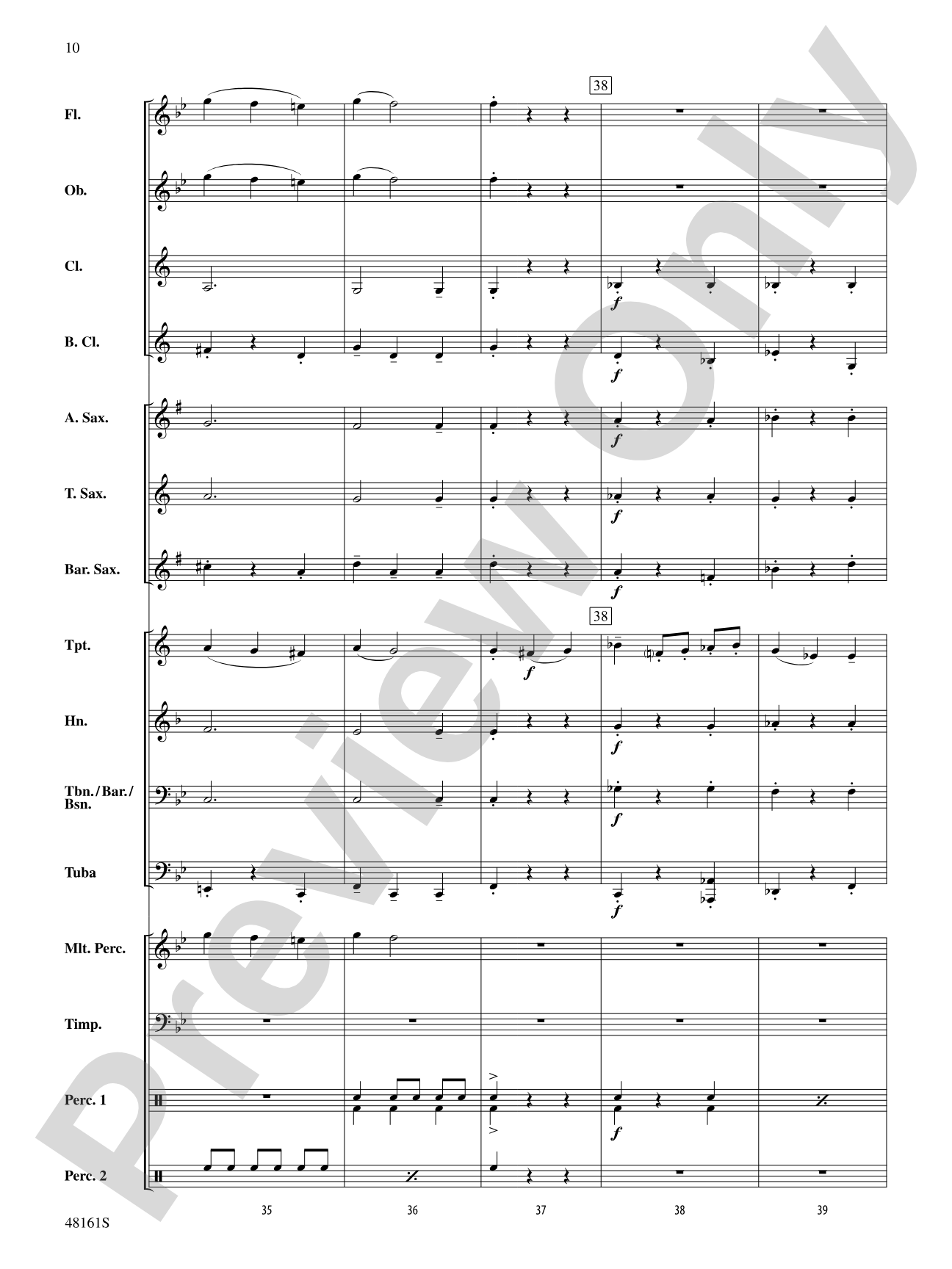 El Relicario: Concert Band Conductor Score & Parts
