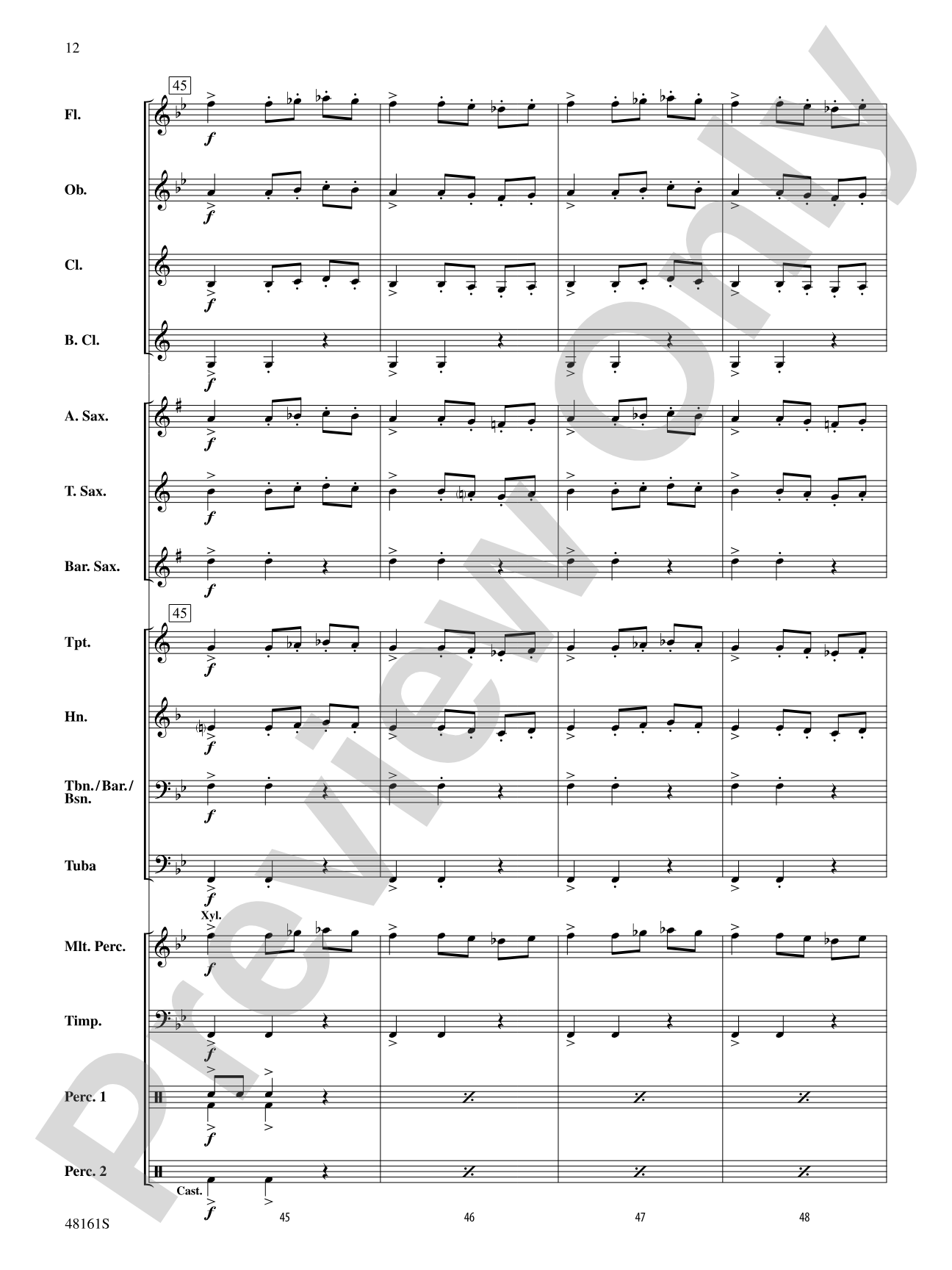 El Relicario: Concert Band Conductor Score & Parts