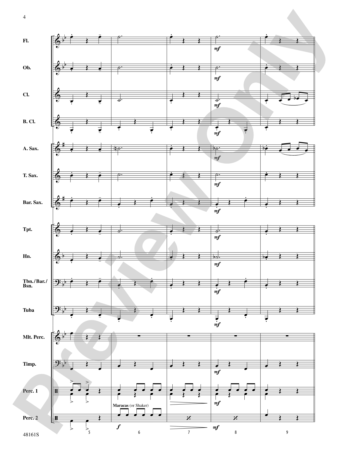 El Relicario: Concert Band Conductor Score & Parts
