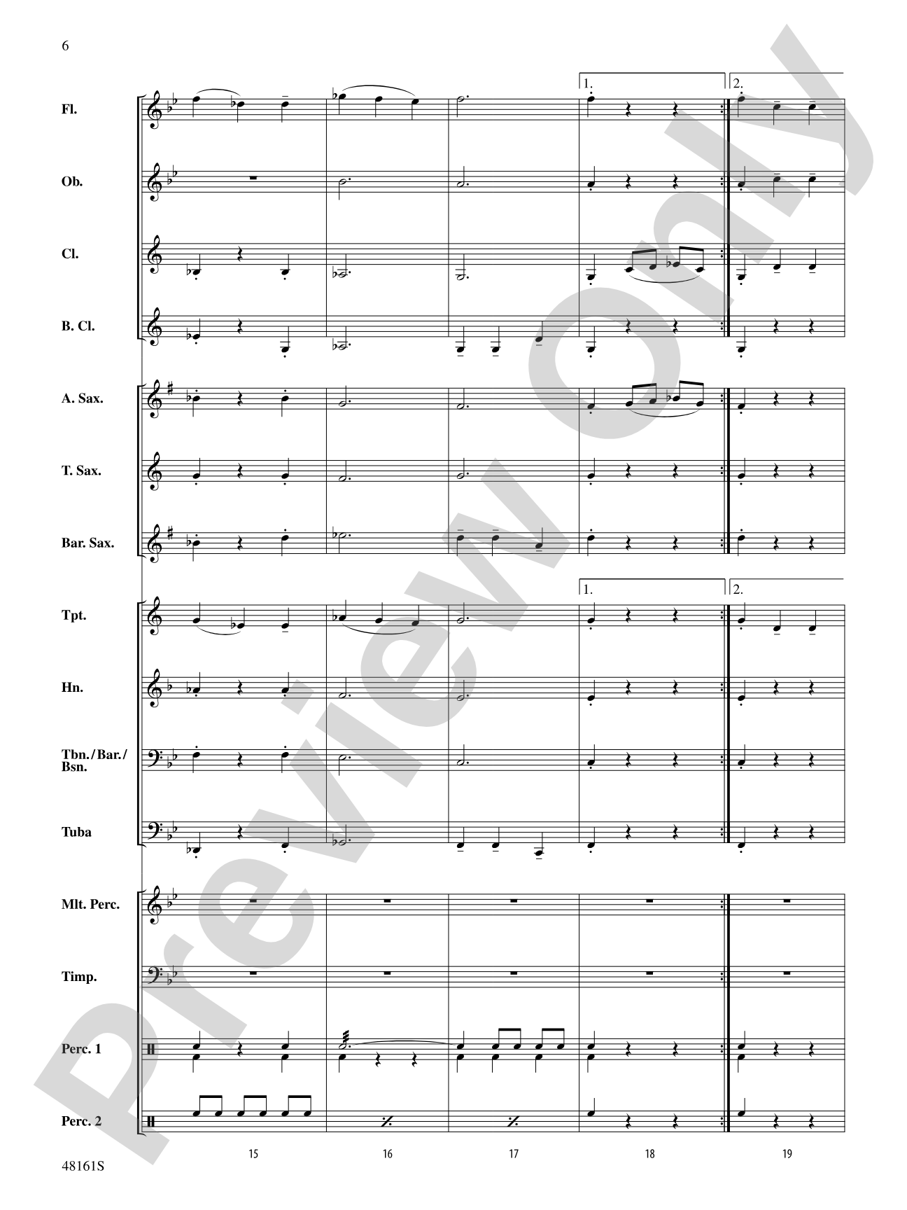 El Relicario: Concert Band Conductor Score & Parts