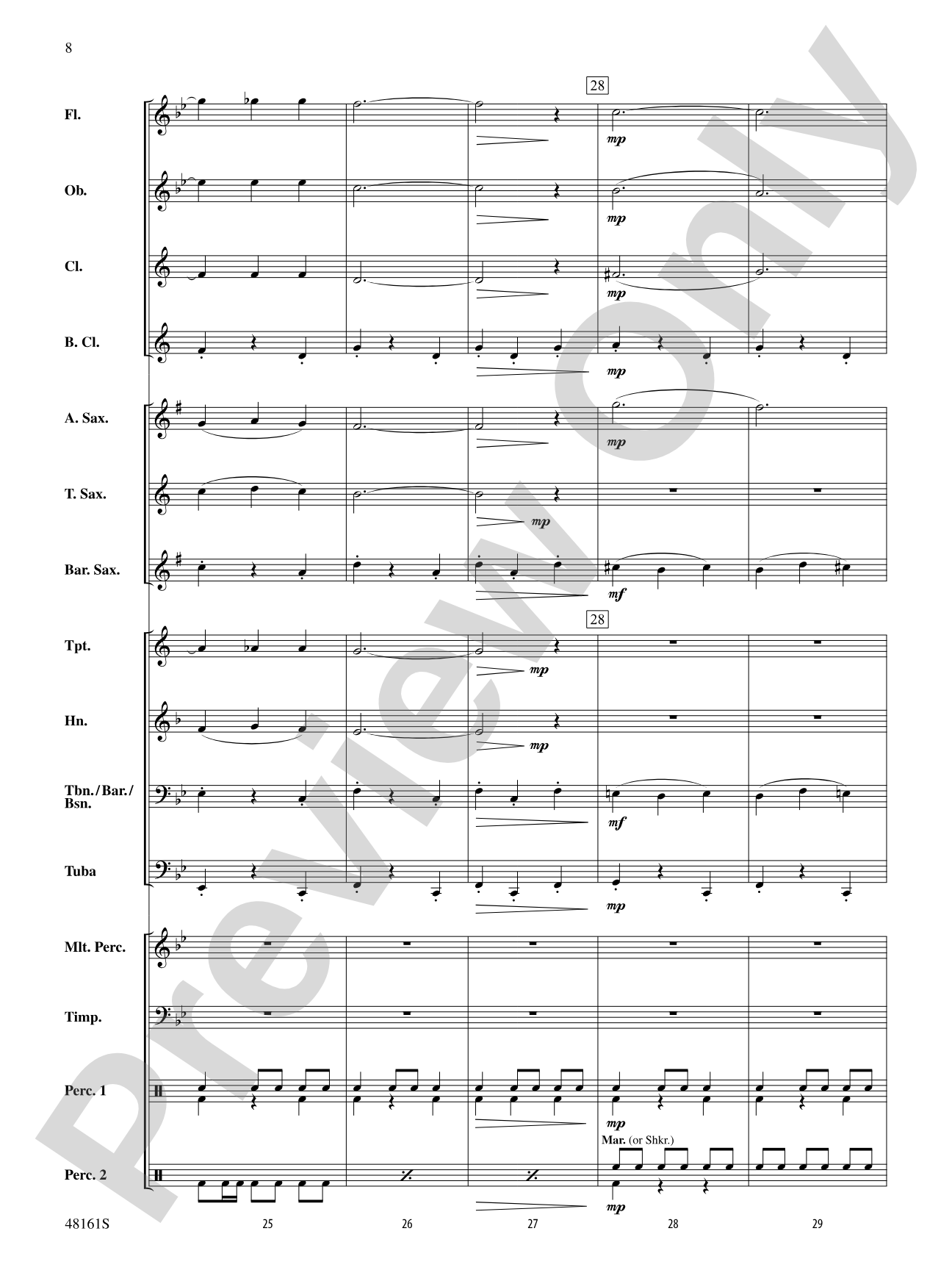 El Relicario: Concert Band Conductor Score & Parts