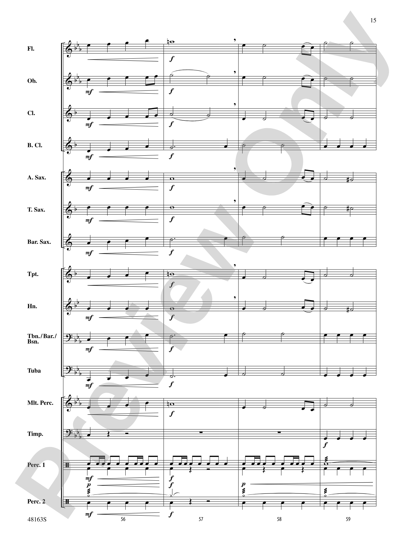 Christmas Holiday March: Score