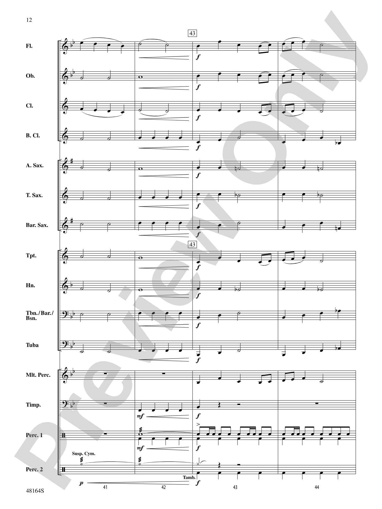 Annunciation: Concert Band Conductor Score & Parts
