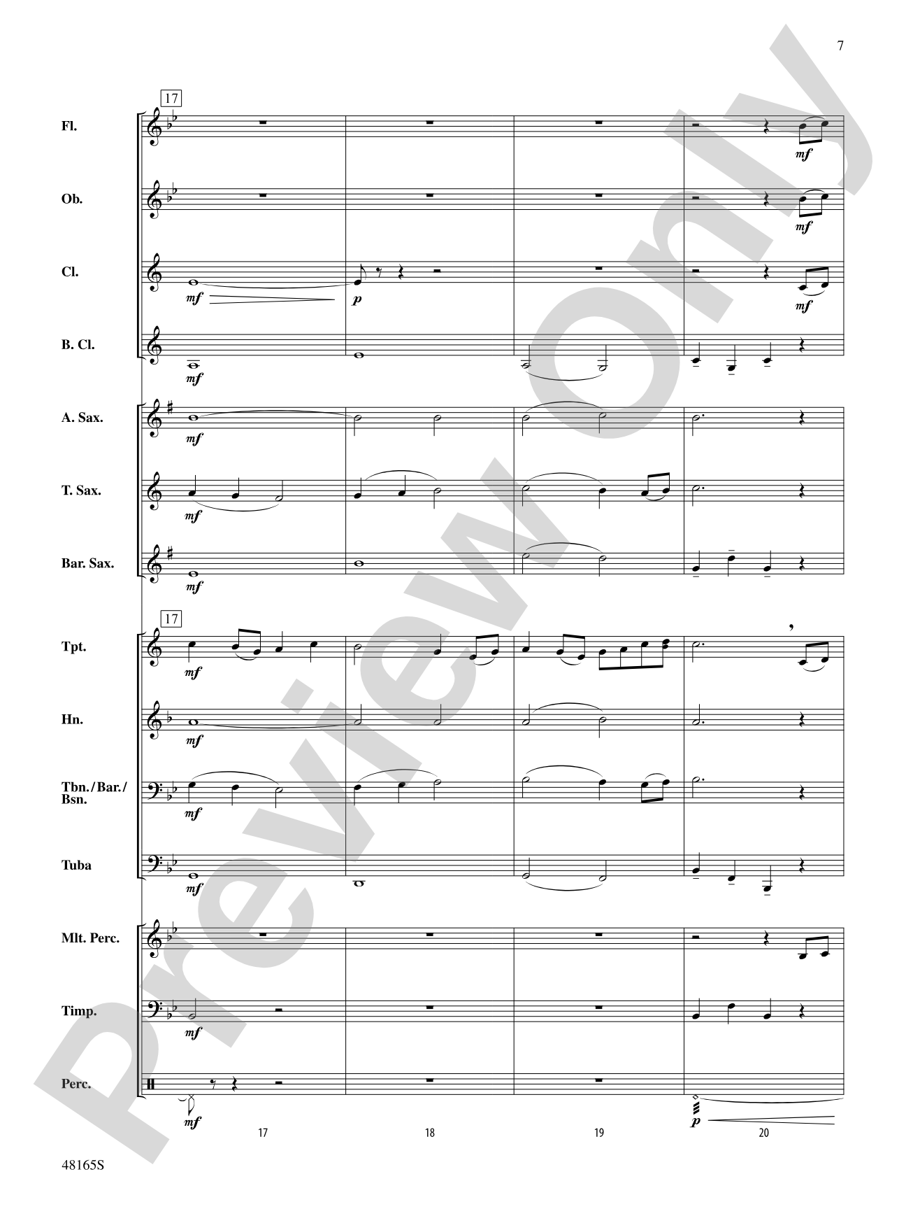 Down by the Salley Gardens: Concert Band Conductor Score & Parts