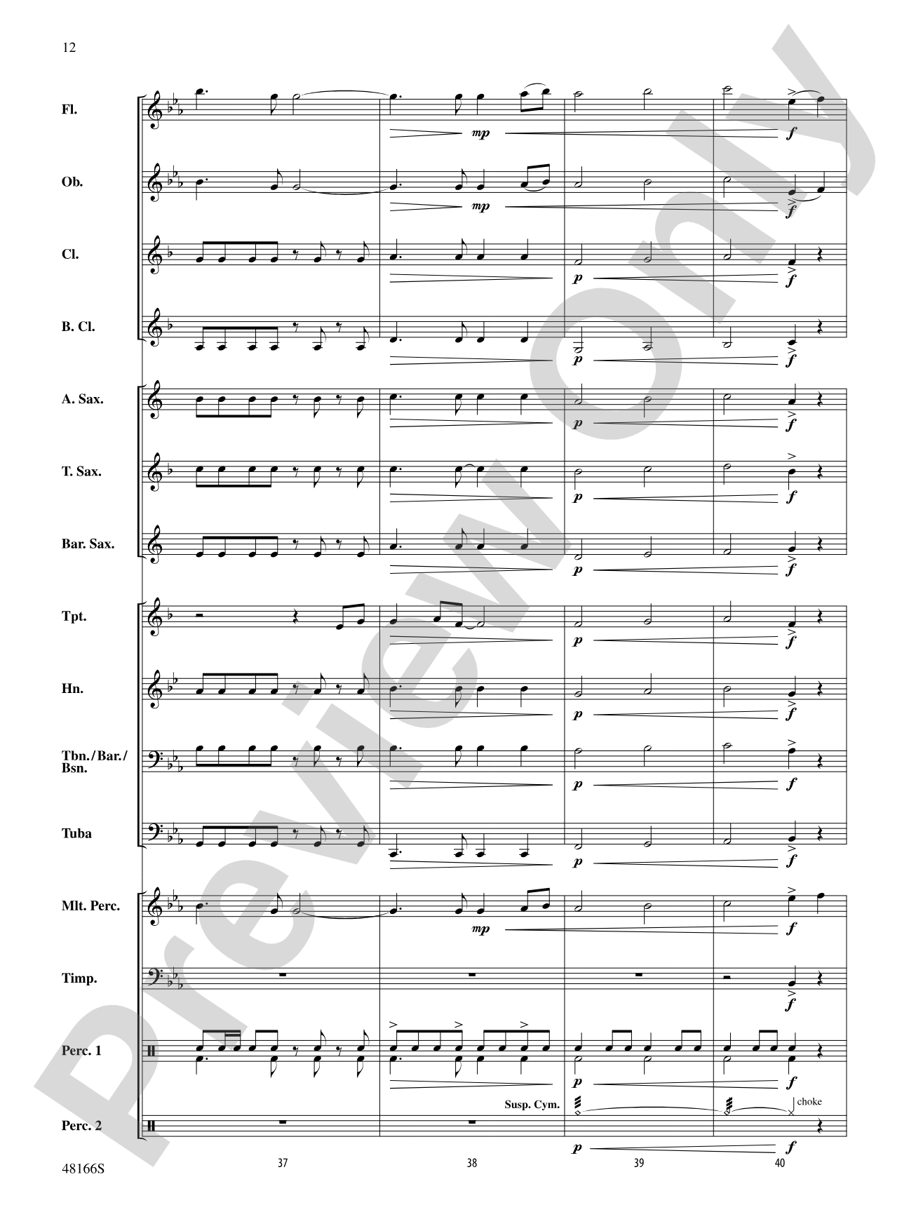 Exultation: Concert Band Conductor Score & Parts