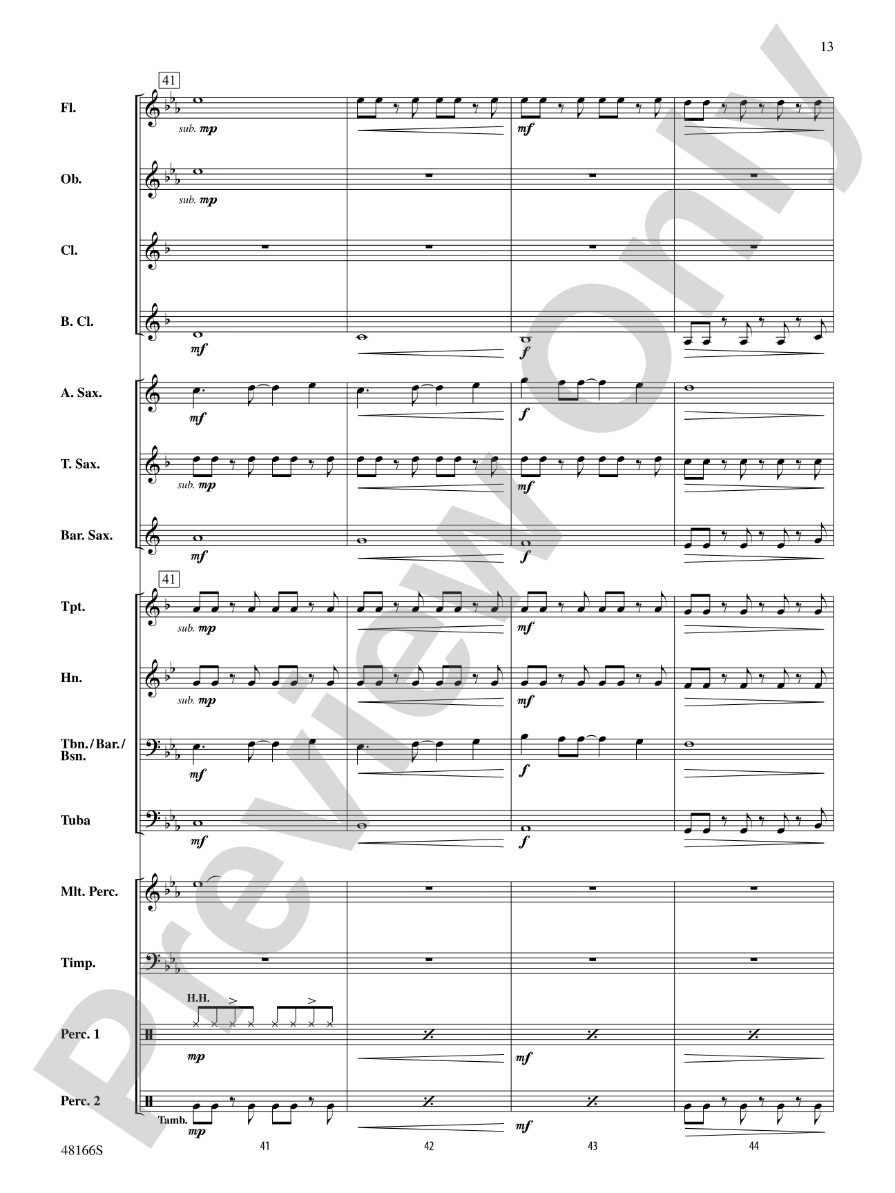 Exultation: Concert Band Conductor Score & Parts