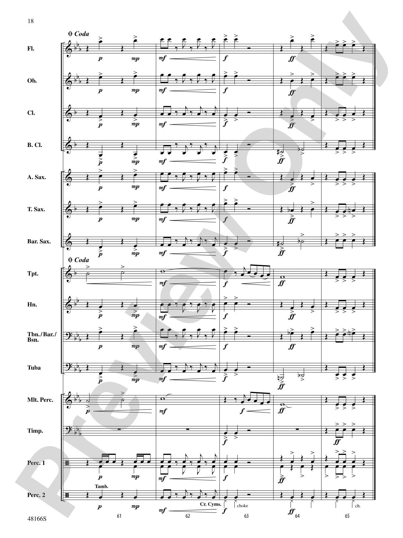 Exultation: Concert Band Conductor Score & Parts