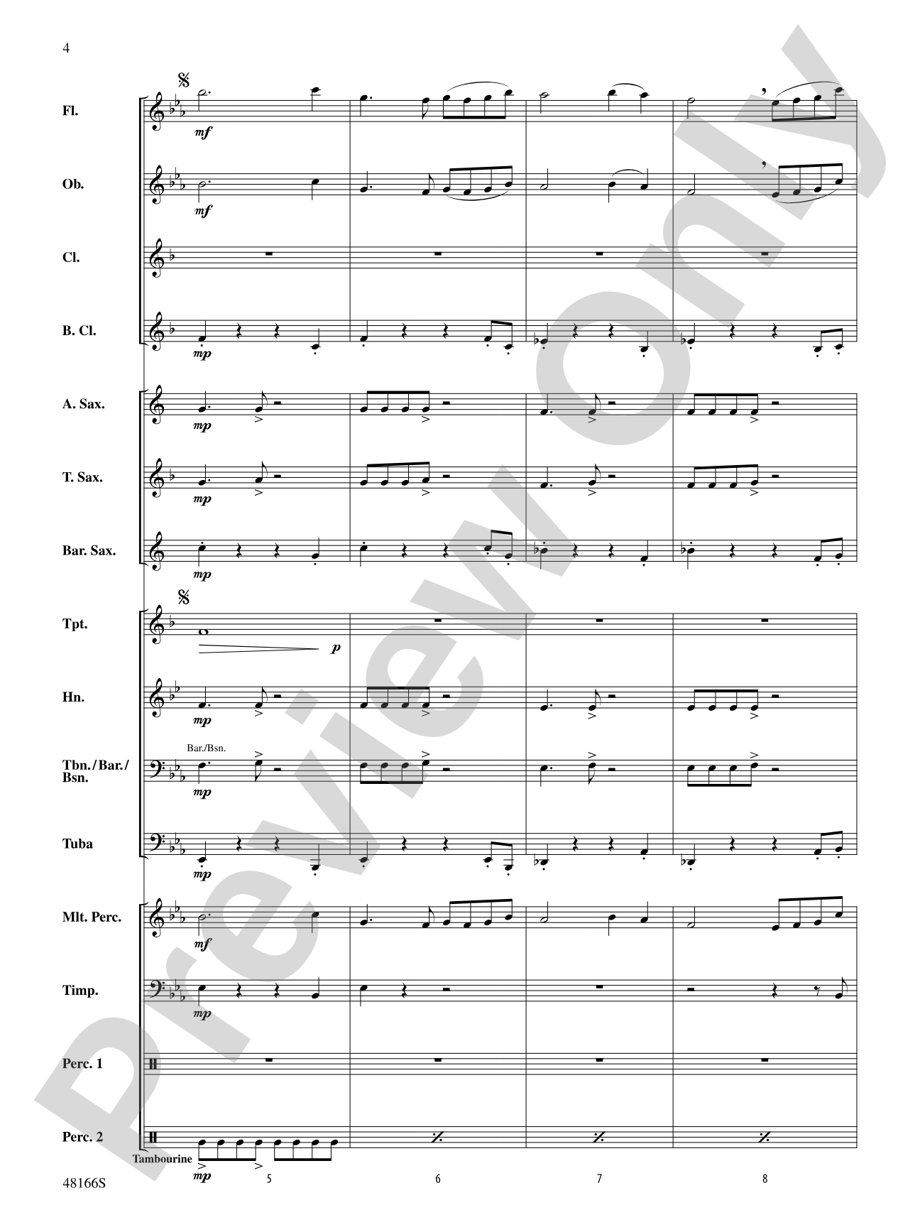 Exultation: Concert Band Conductor Score & Parts