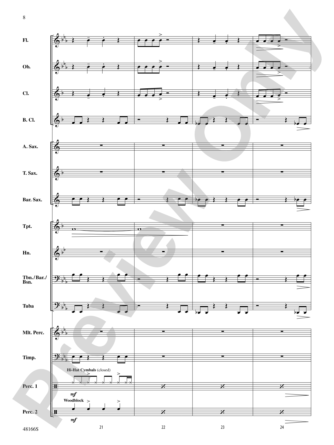 Exultation: Concert Band Conductor Score & Parts