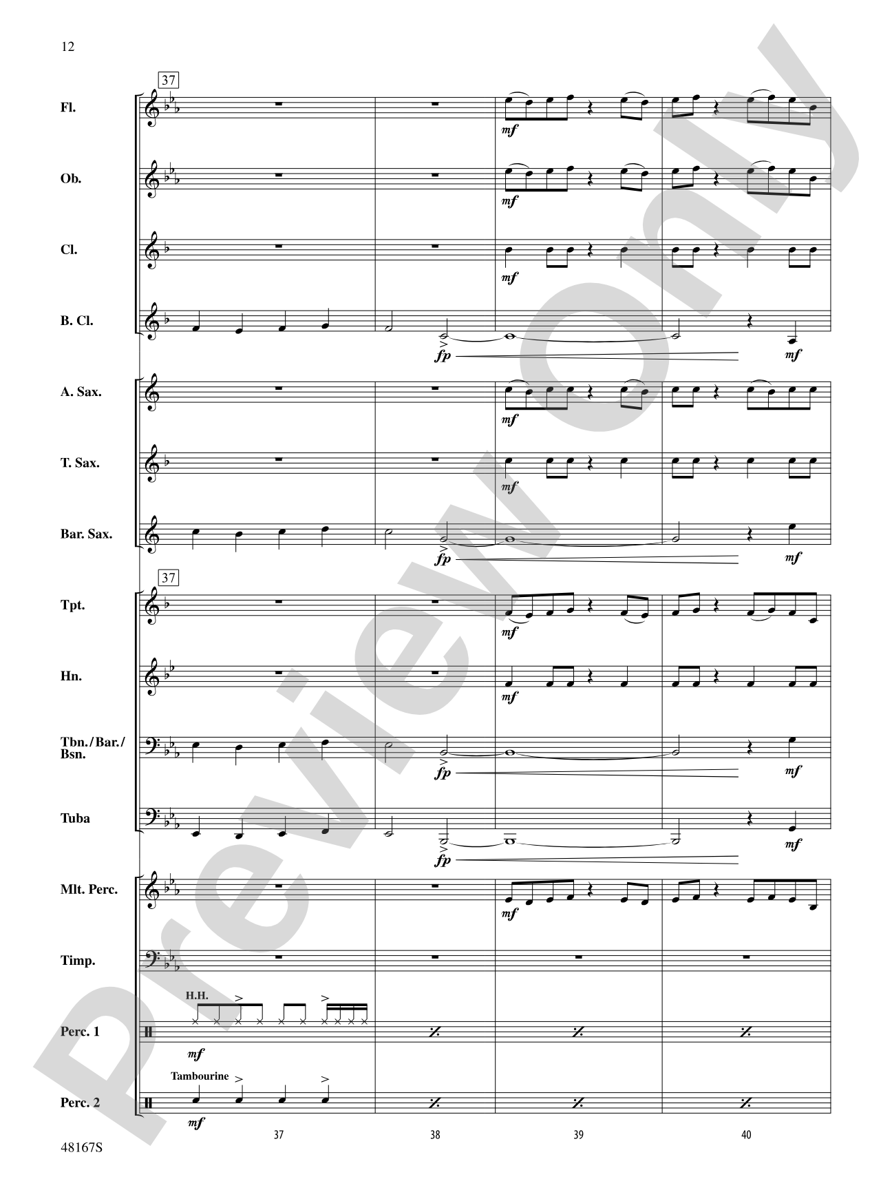 Fanfare for the Faithful: Concert Band Conductor Score & Parts