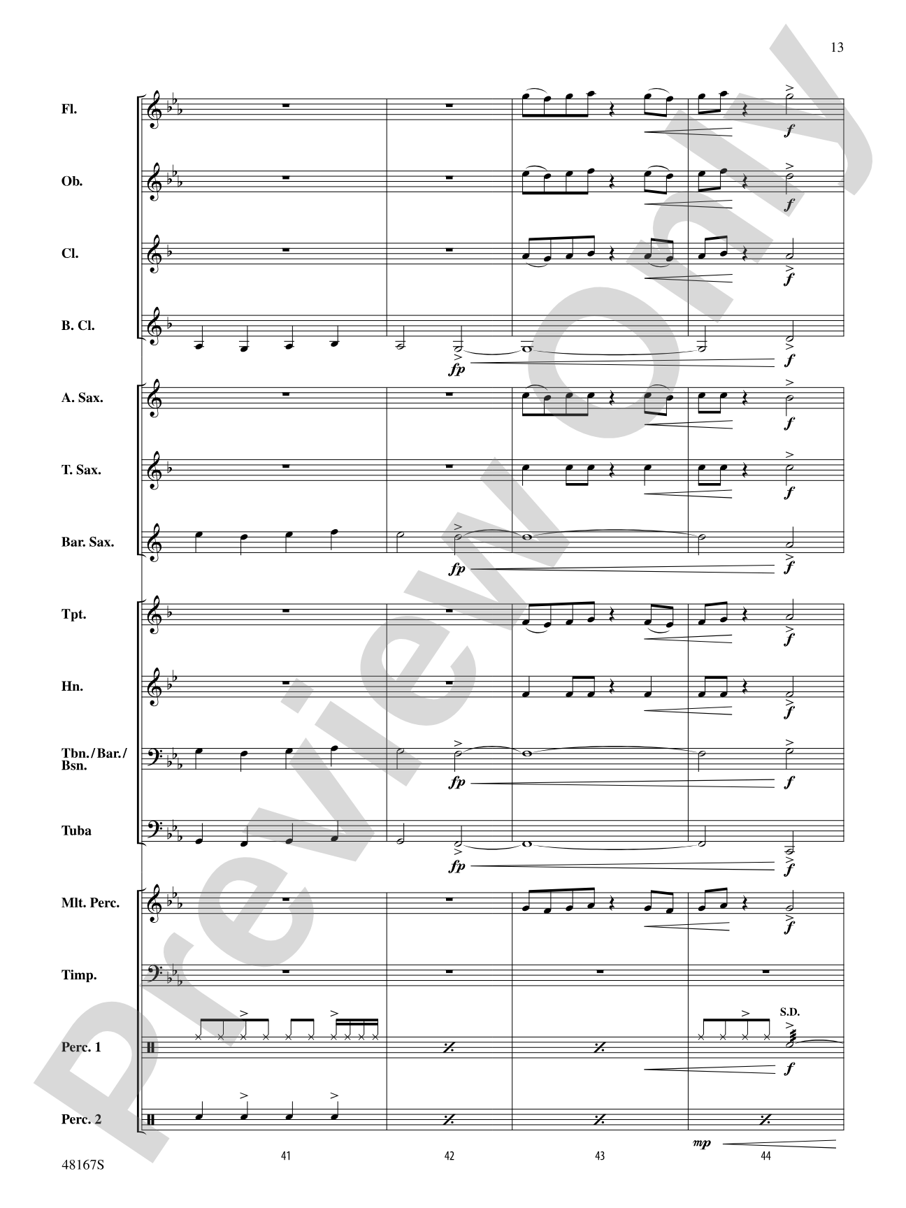 Fanfare for the Faithful: Concert Band Conductor Score & Parts