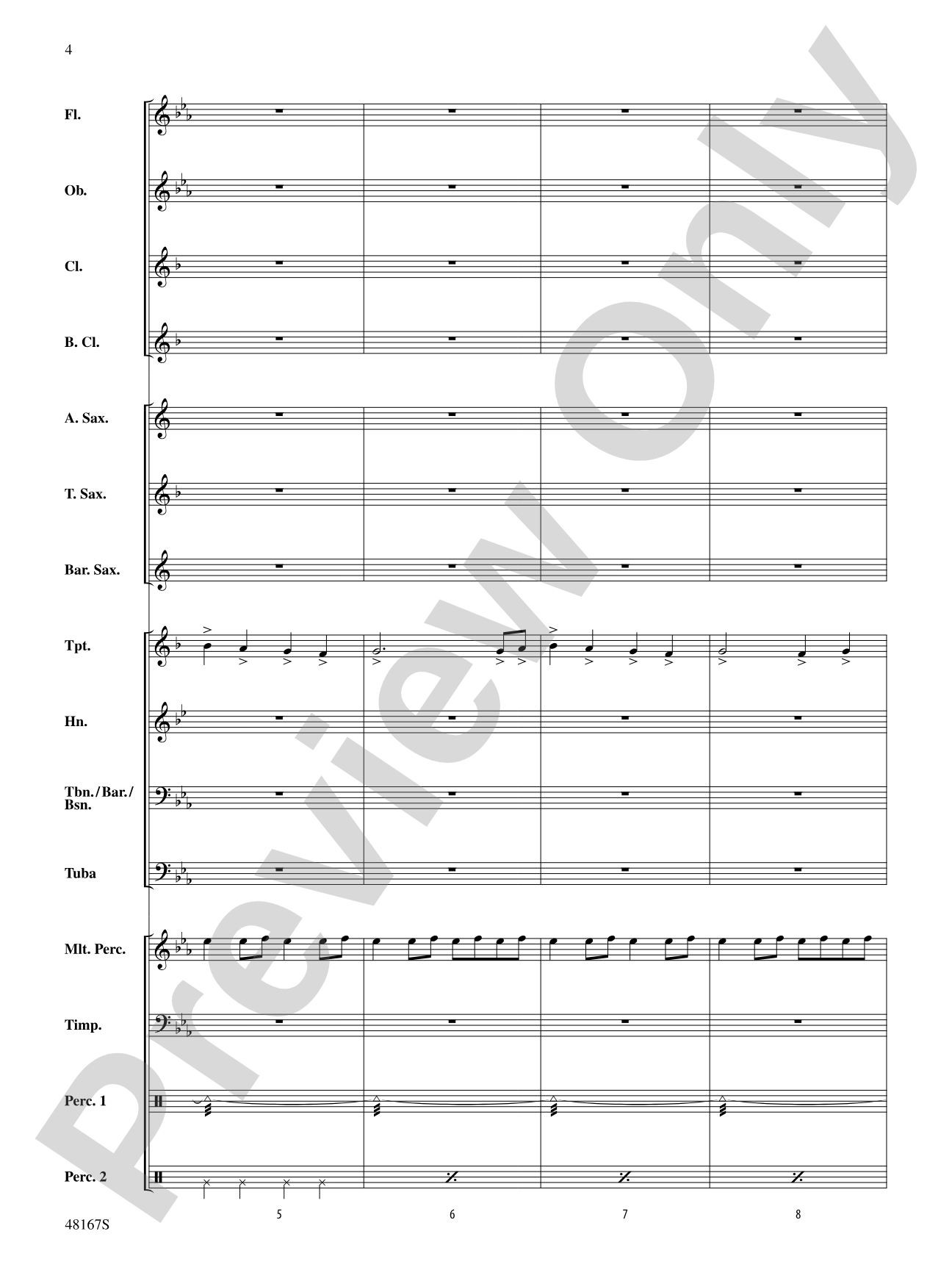 Fanfare for the Faithful: Concert Band Conductor Score & Parts