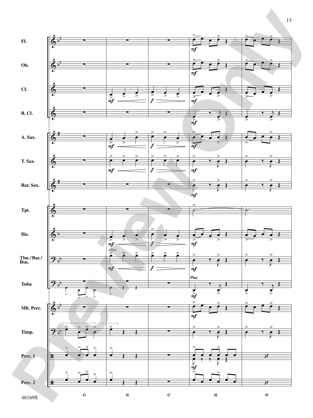 Residence of the Lords: Concert Band Conductor Score & Parts