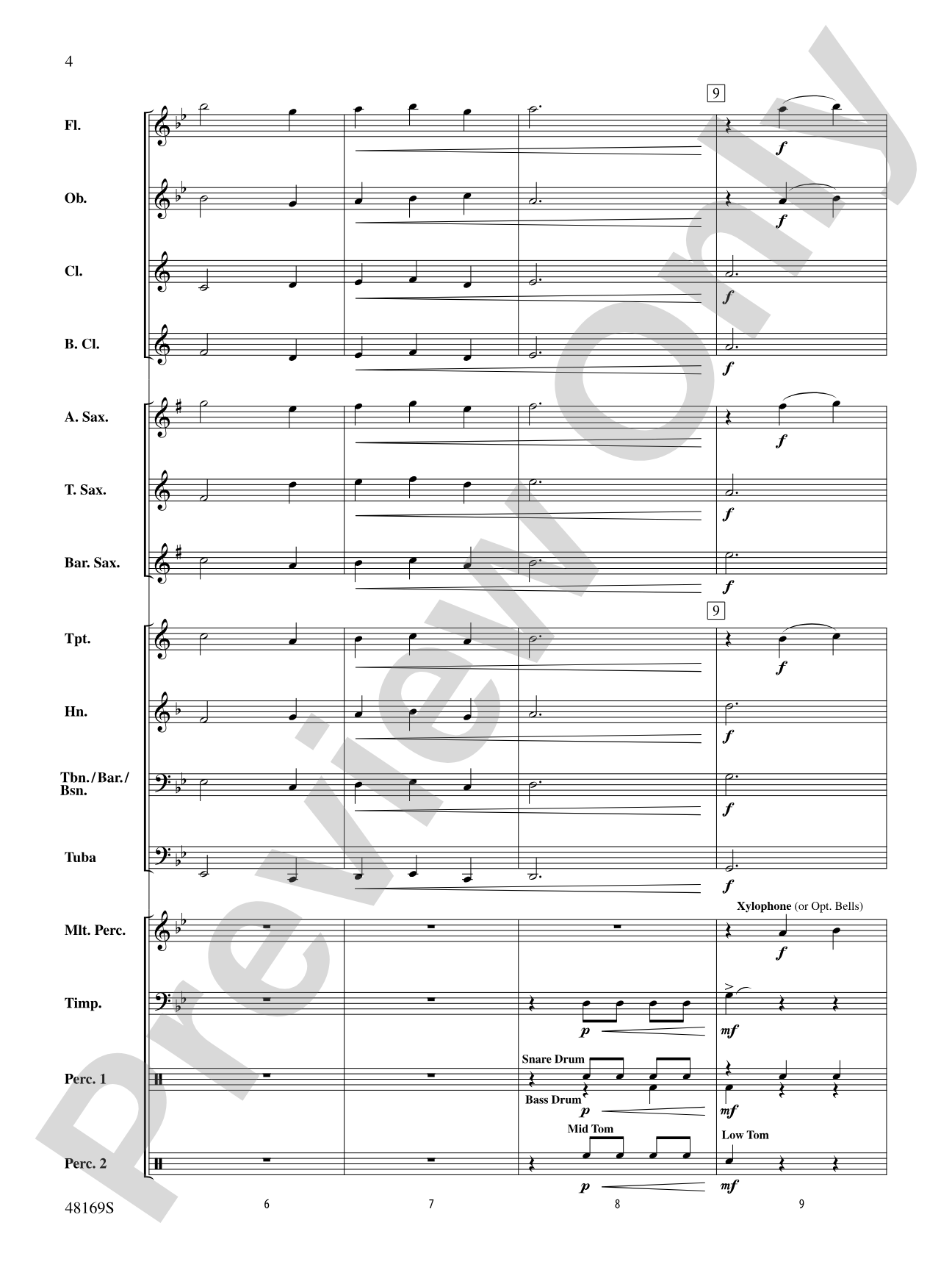 Residence of the Lords: Concert Band Conductor Score & Parts