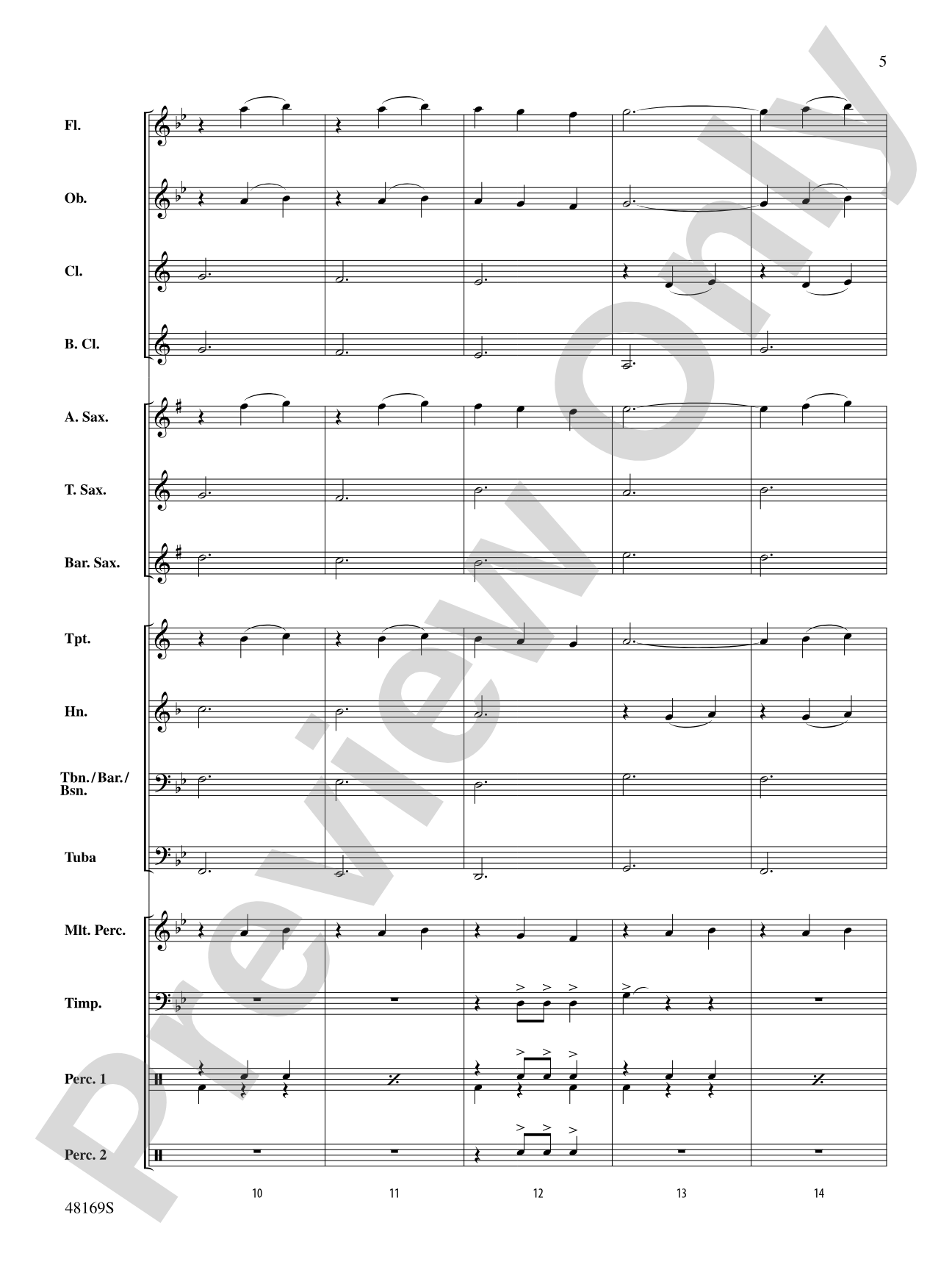 Residence of the Lords: Concert Band Conductor Score & Parts