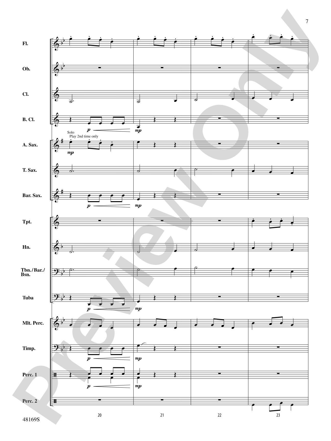Residence of the Lords: Concert Band Conductor Score & Parts