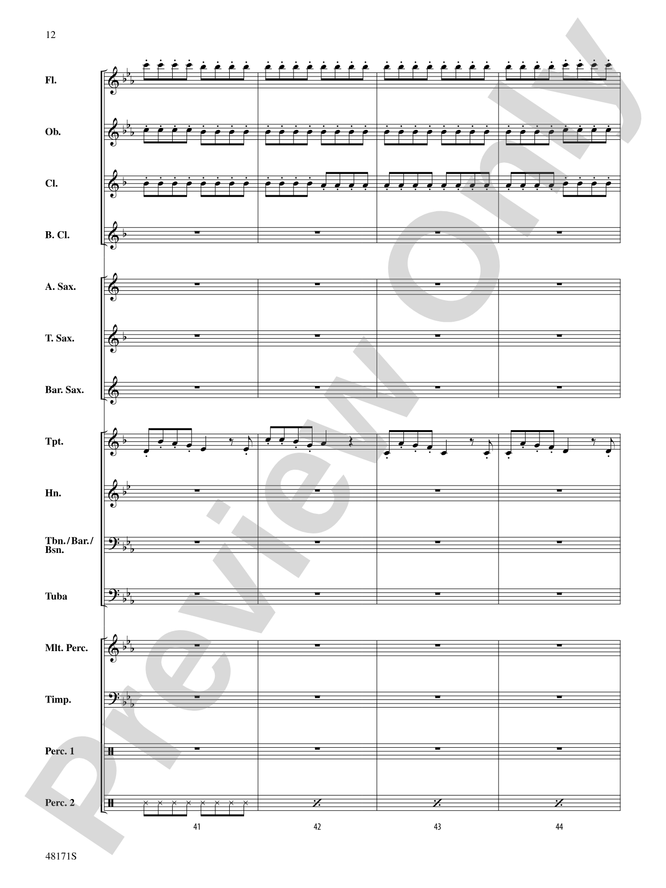 A Christmas Festival: Concert Band Conductor Score & Parts