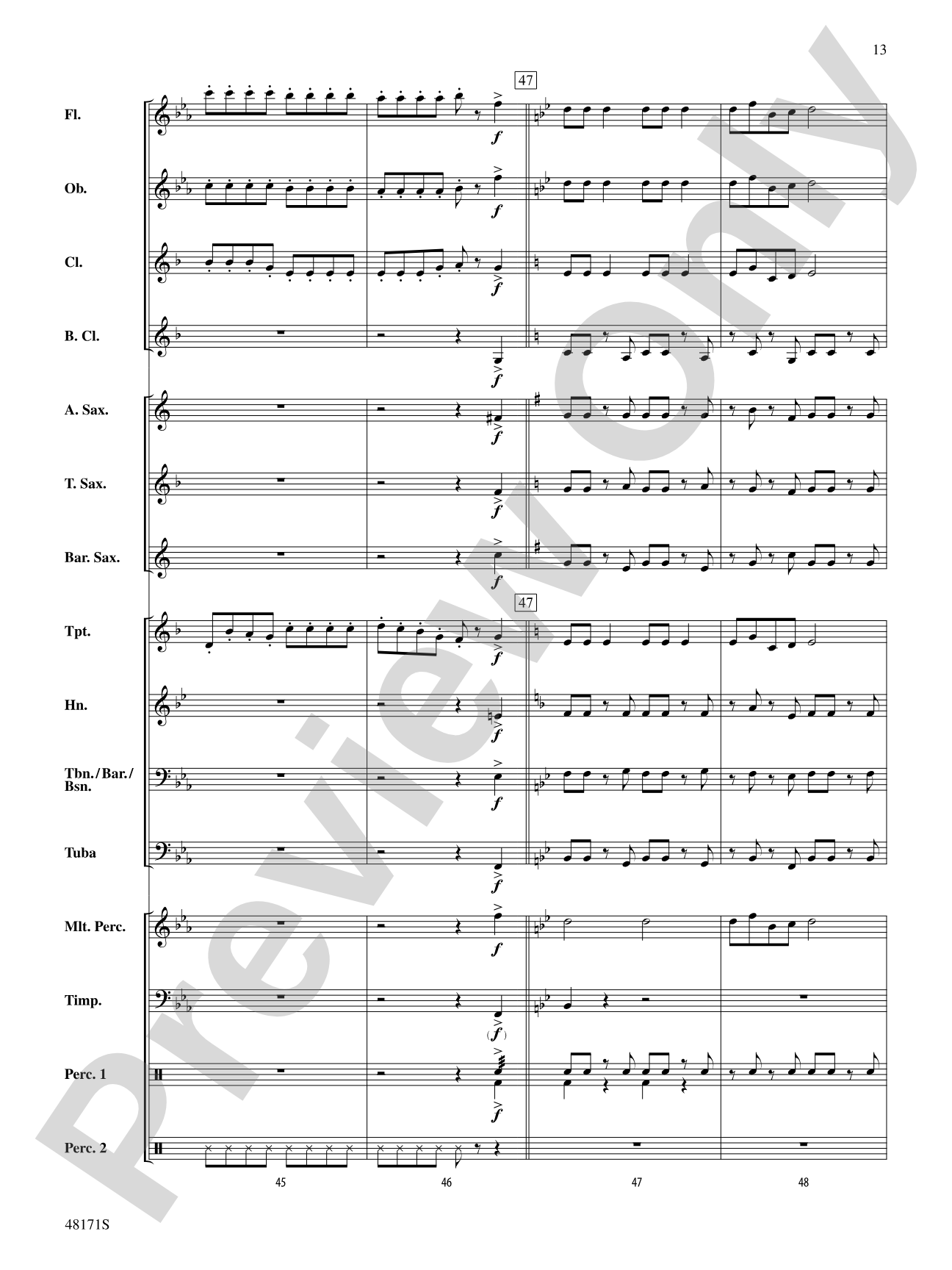 A Christmas Festival: Concert Band Conductor Score & Parts