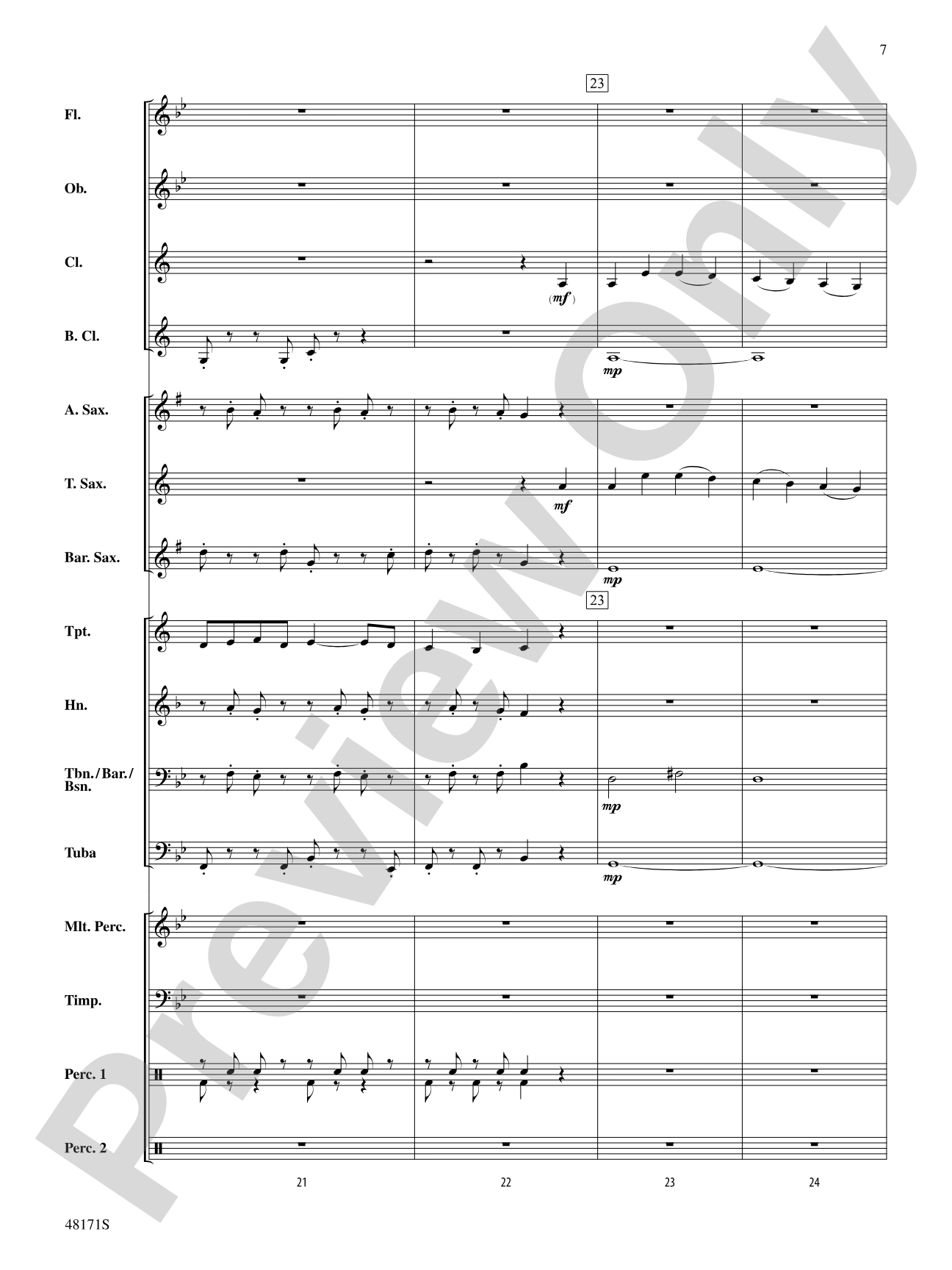 A Christmas Festival: Concert Band Conductor Score & Parts