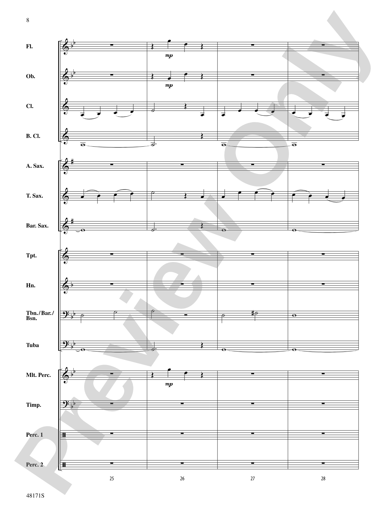 A Christmas Festival: Concert Band Conductor Score & Parts