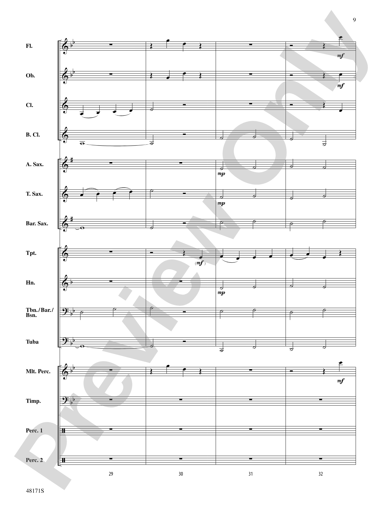 A Christmas Festival: Concert Band Conductor Score & Parts