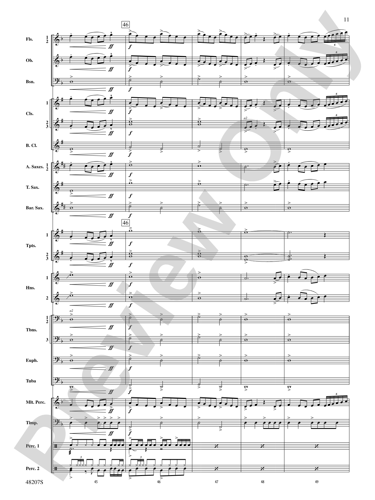 At the Movies: Haunted Nights: Concert Band Conductor Score & Parts