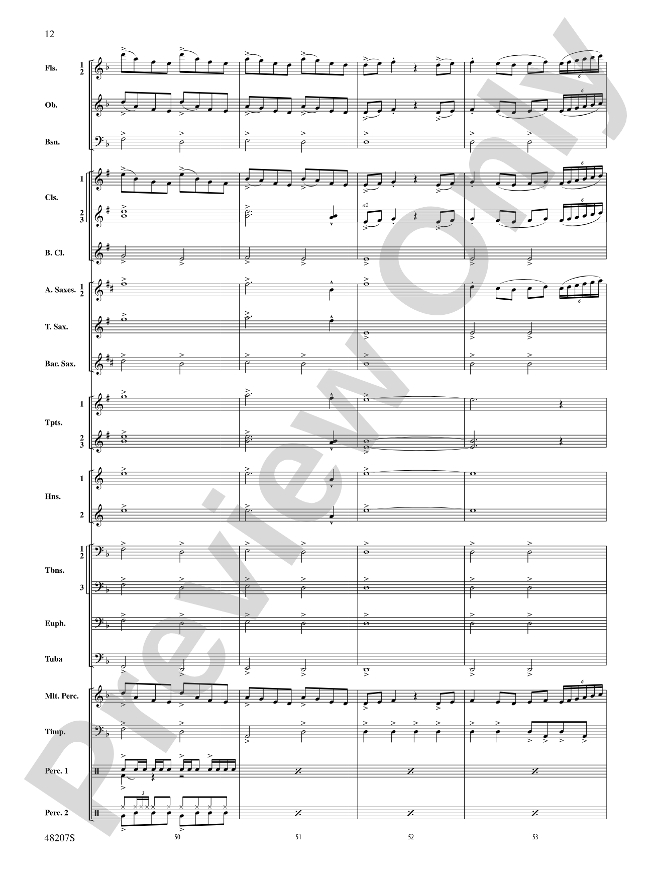 At the Movies: Haunted Nights: Concert Band Conductor Score & Parts
