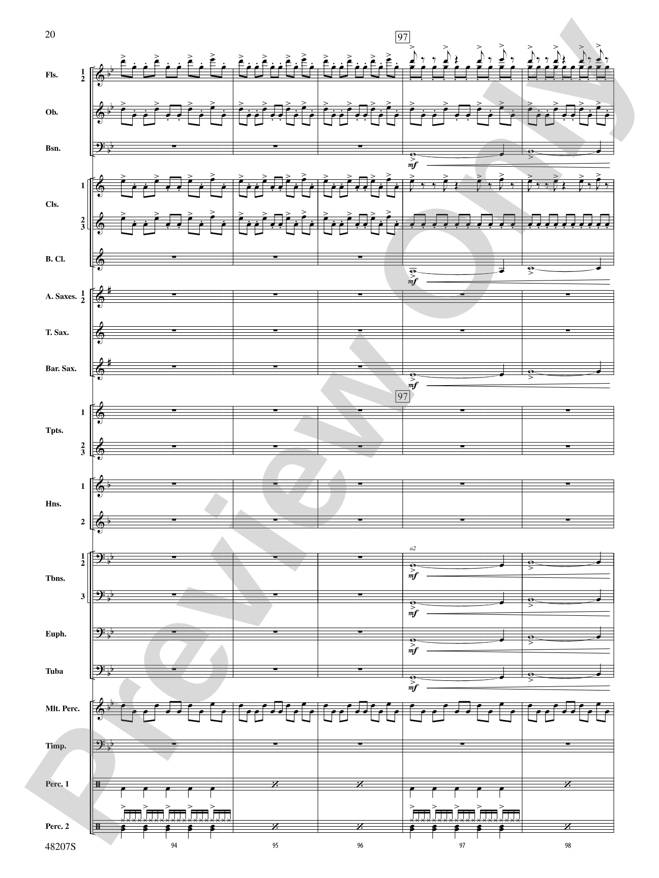 At the Movies: Haunted Nights: Concert Band Conductor Score & Parts