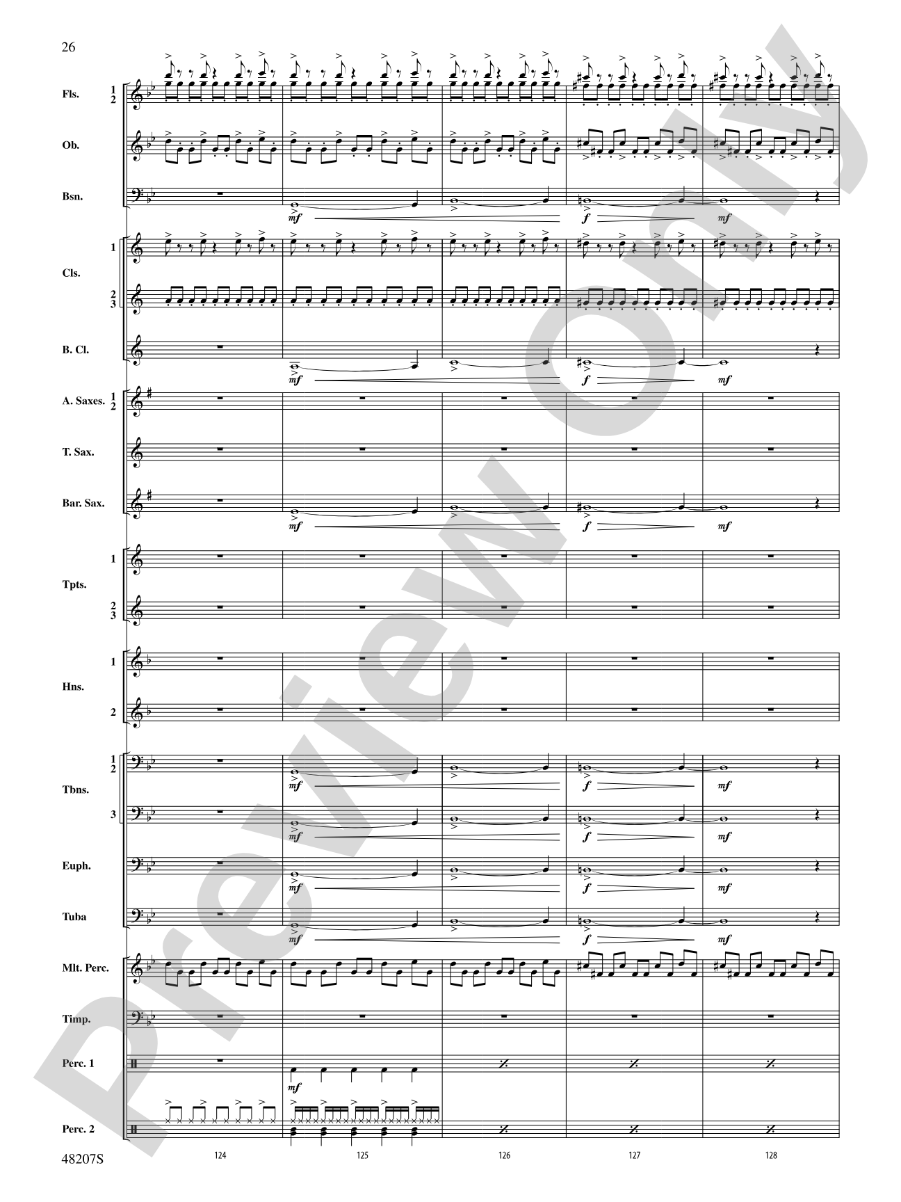 At the Movies: Haunted Nights: Concert Band Conductor Score & Parts