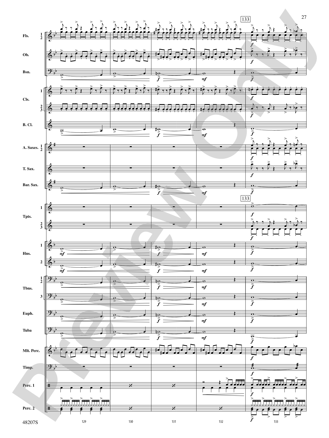 At the Movies: Haunted Nights: Concert Band Conductor Score & Parts