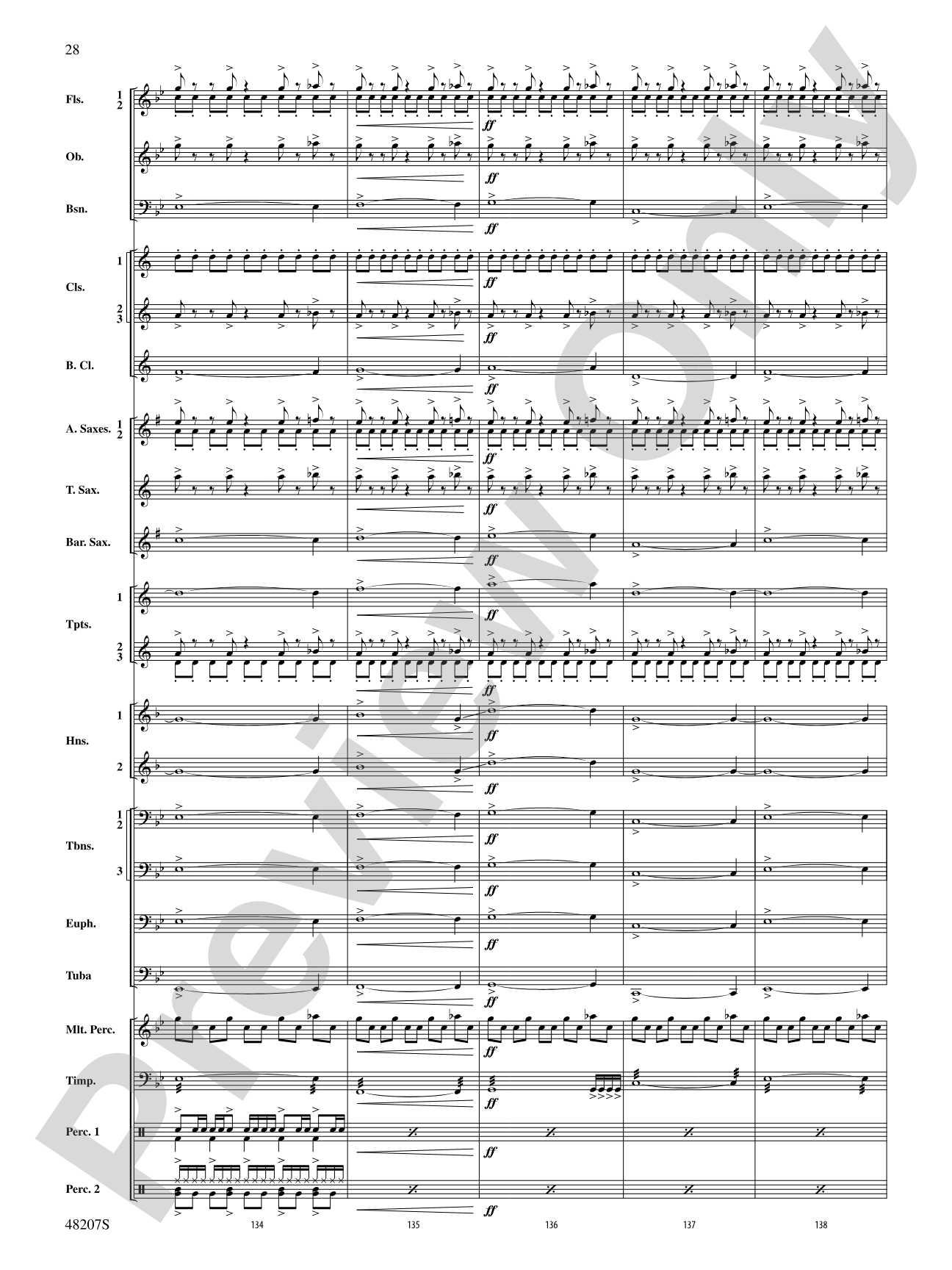 At the Movies: Haunted Nights: Concert Band Conductor Score & Parts