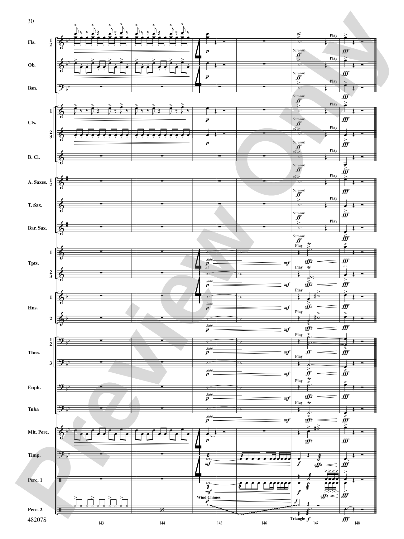 At the Movies: Haunted Nights: Concert Band Conductor Score & Parts
