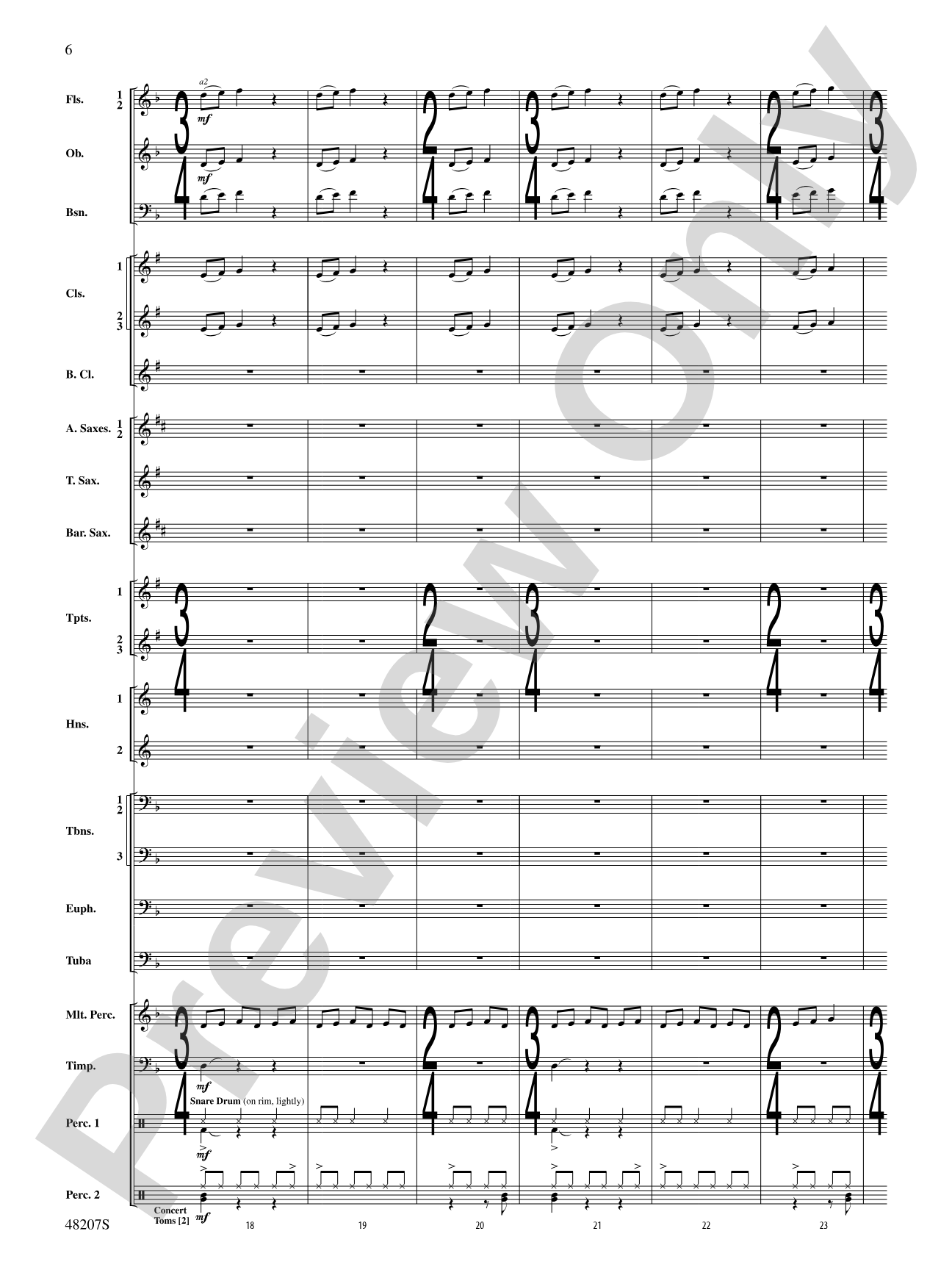 At the Movies: Haunted Nights: Concert Band Conductor Score & Parts