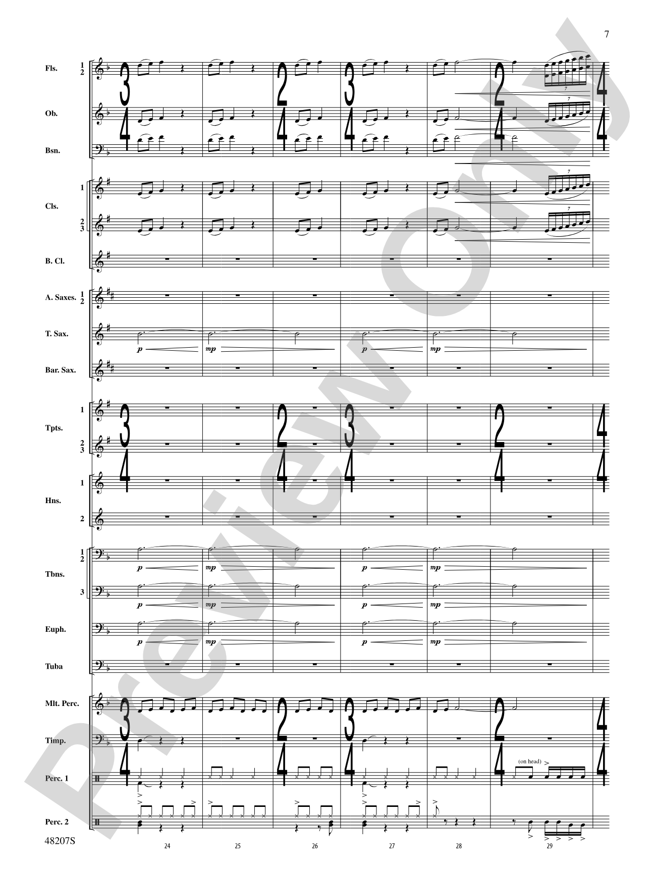 At the Movies: Haunted Nights: Concert Band Conductor Score & Parts
