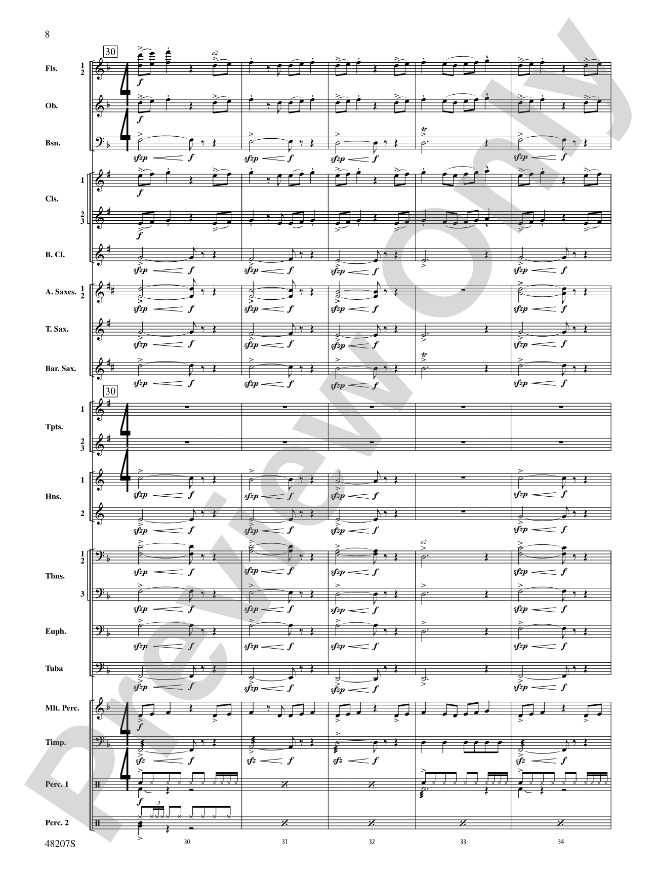 At the Movies: Haunted Nights: Concert Band Conductor Score & Parts