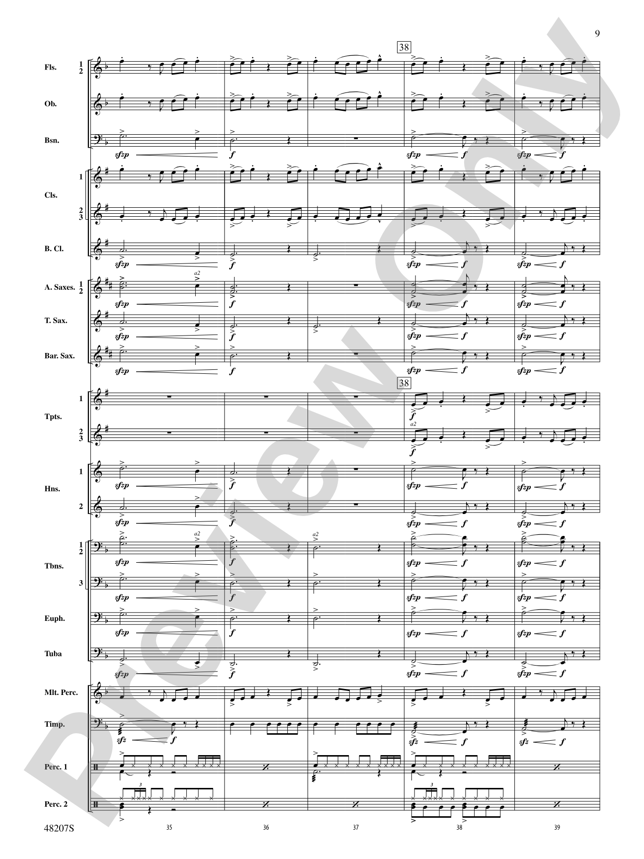 At the Movies: Haunted Nights: Concert Band Conductor Score & Parts
