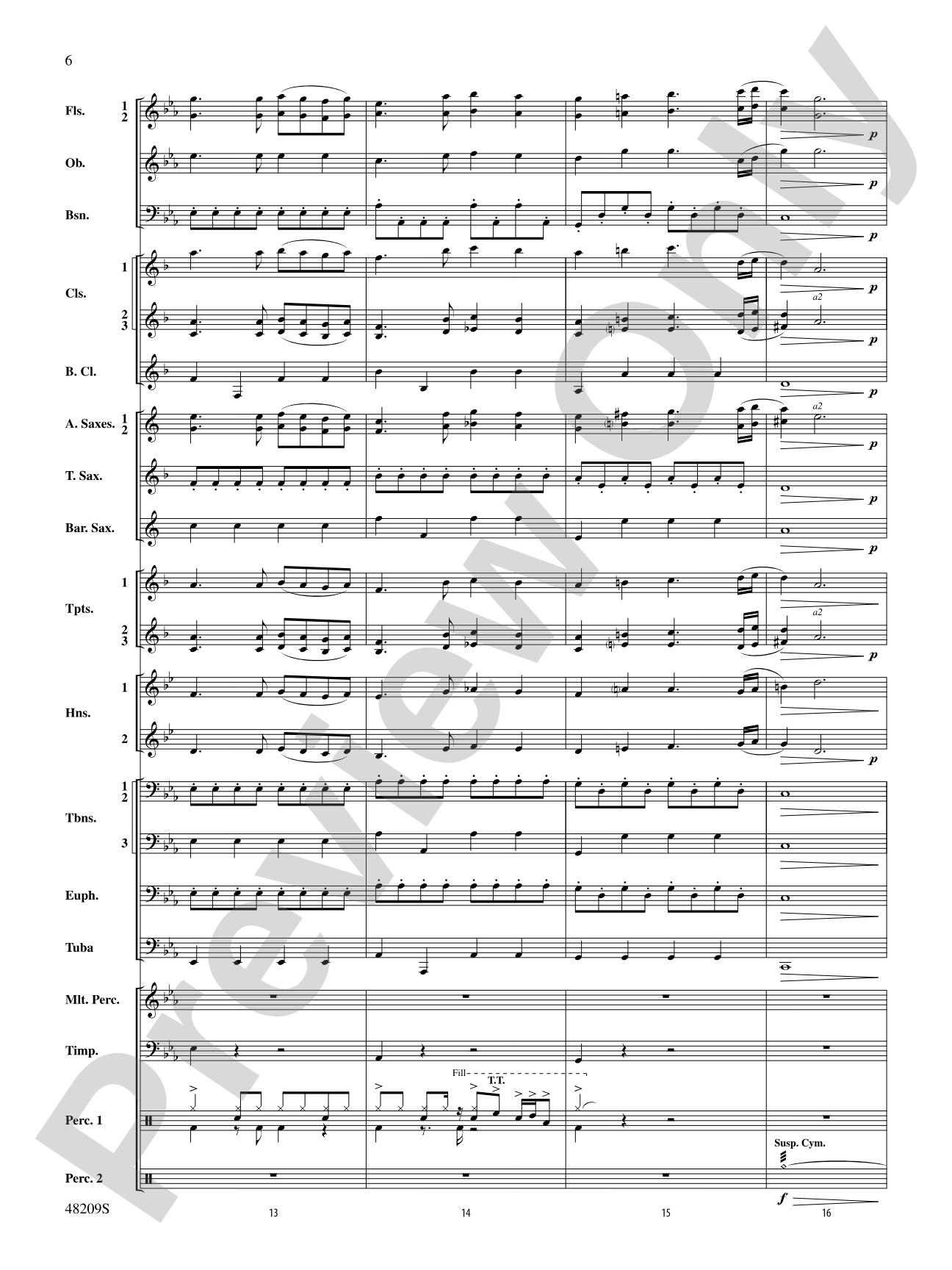 Midnight Christmas Eve: Concert Band Conductor Score & Parts