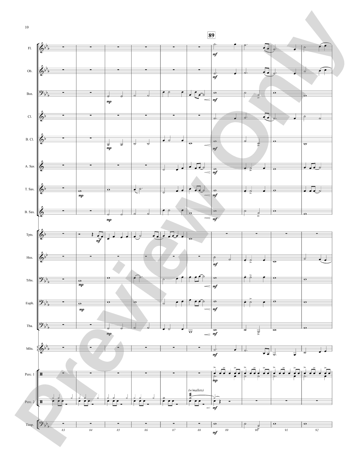 By the River's Edge: Concert Band Conductor Score & Parts