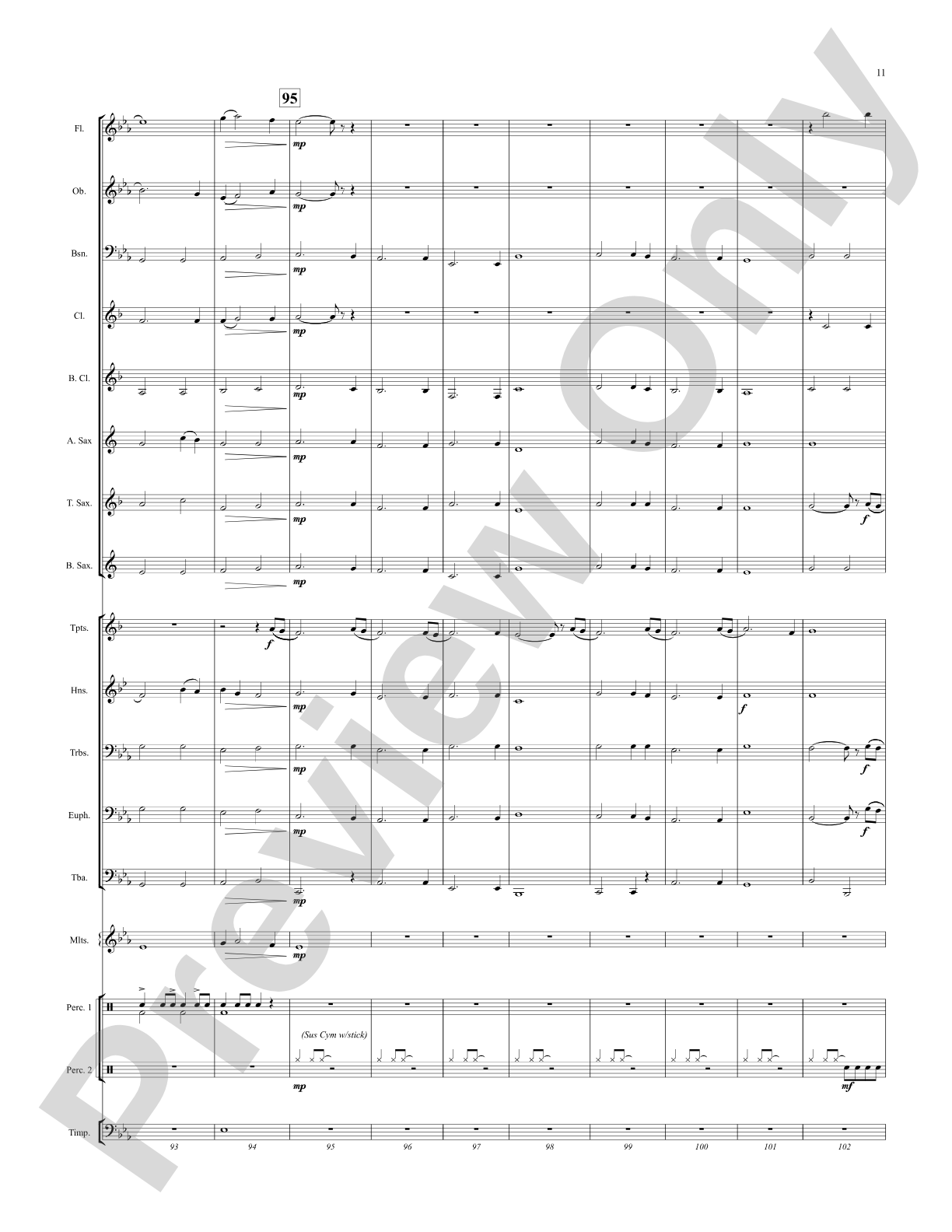 By the River's Edge: Concert Band Conductor Score & Parts