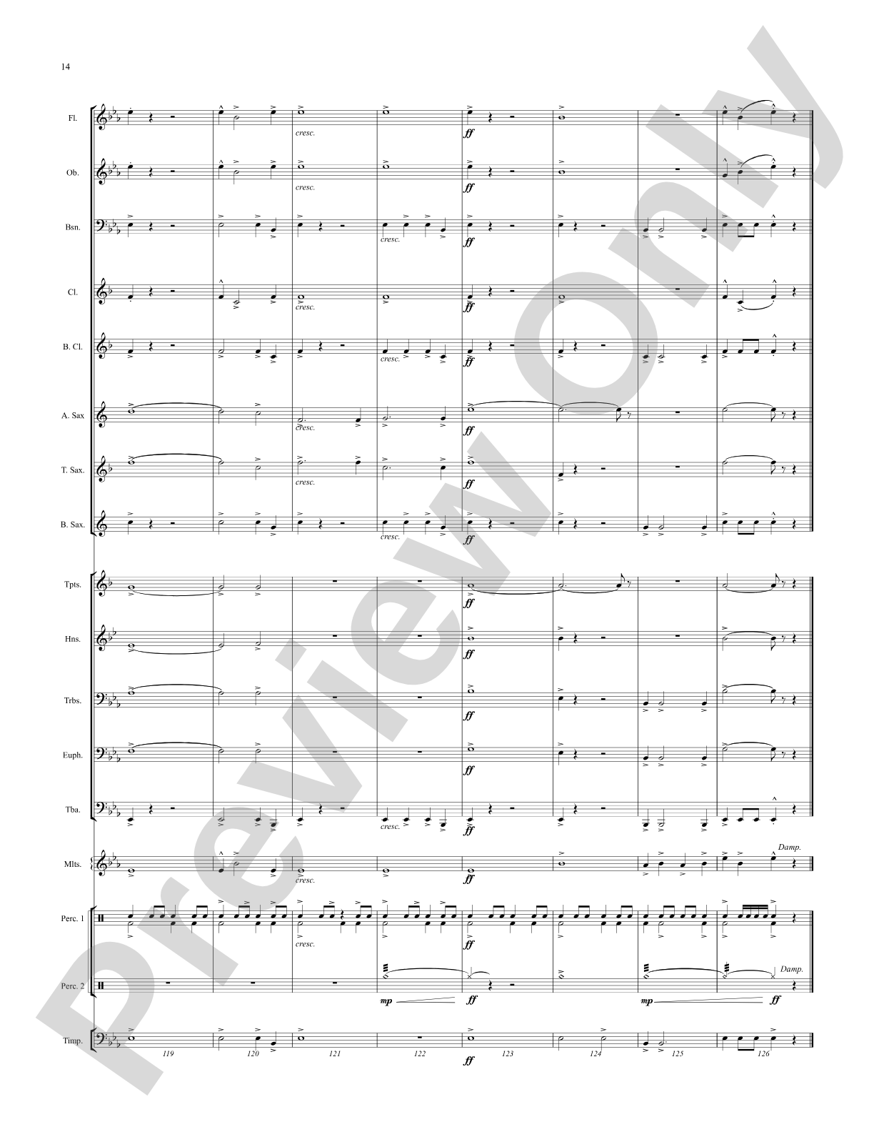 By the River's Edge: Concert Band Conductor Score & Parts