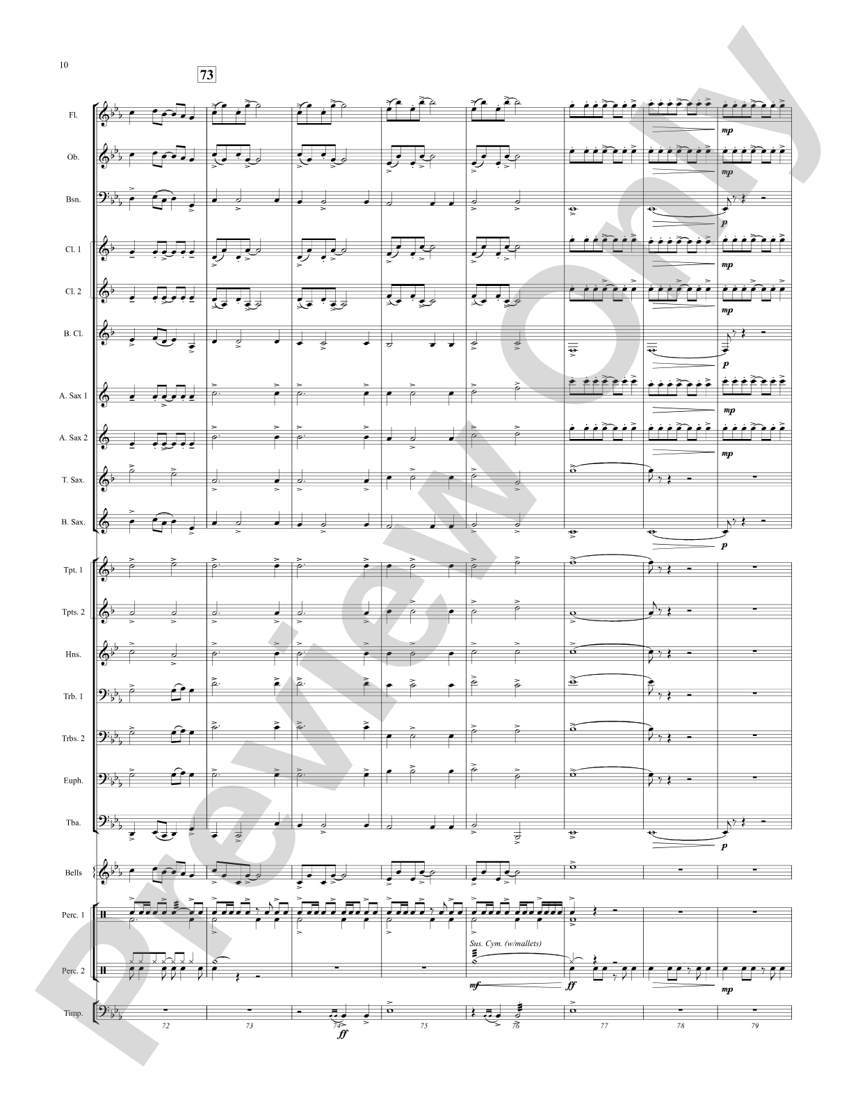 By the River's Edge: Concert Band Conductor Score & Parts