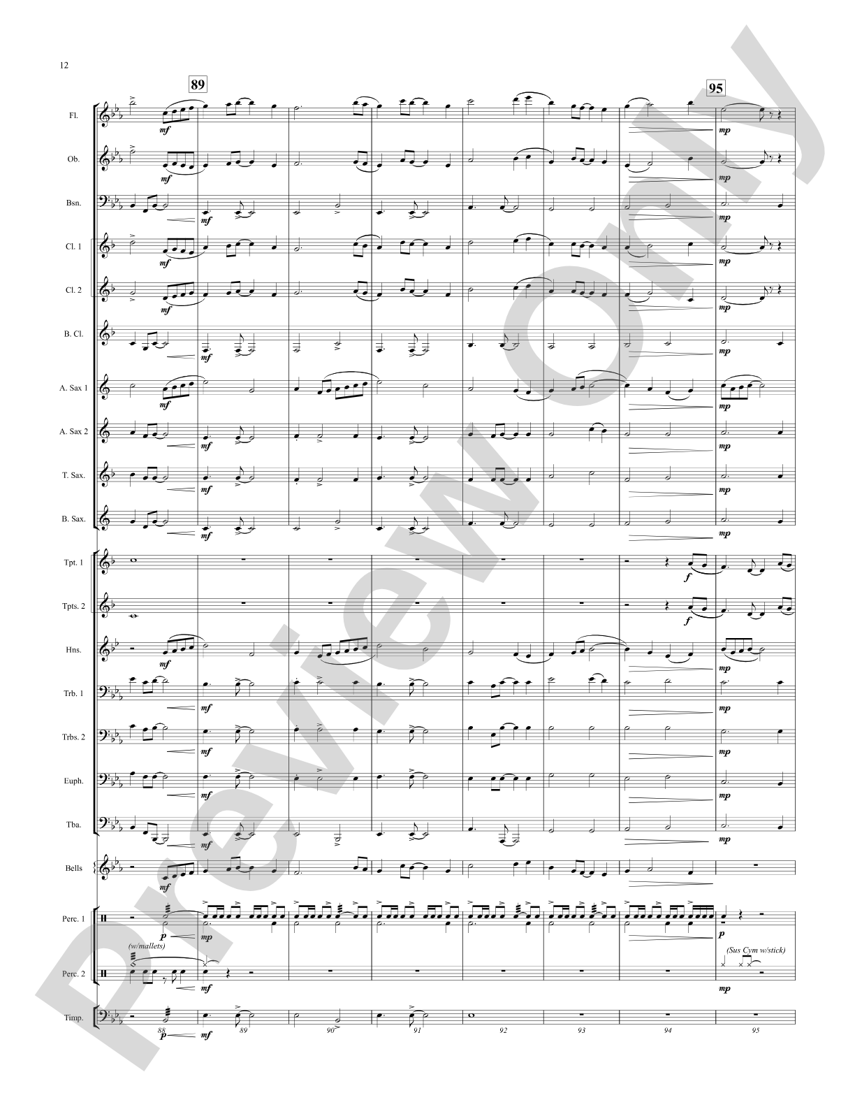 By the River's Edge: Concert Band Conductor Score & Parts
