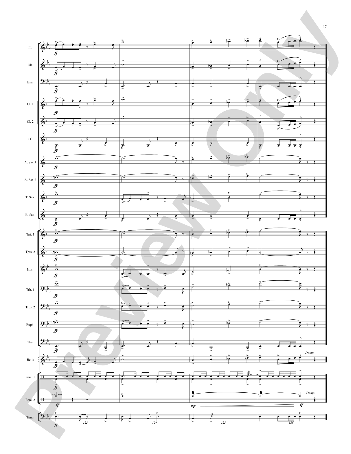 By the River's Edge: Concert Band Conductor Score & Parts