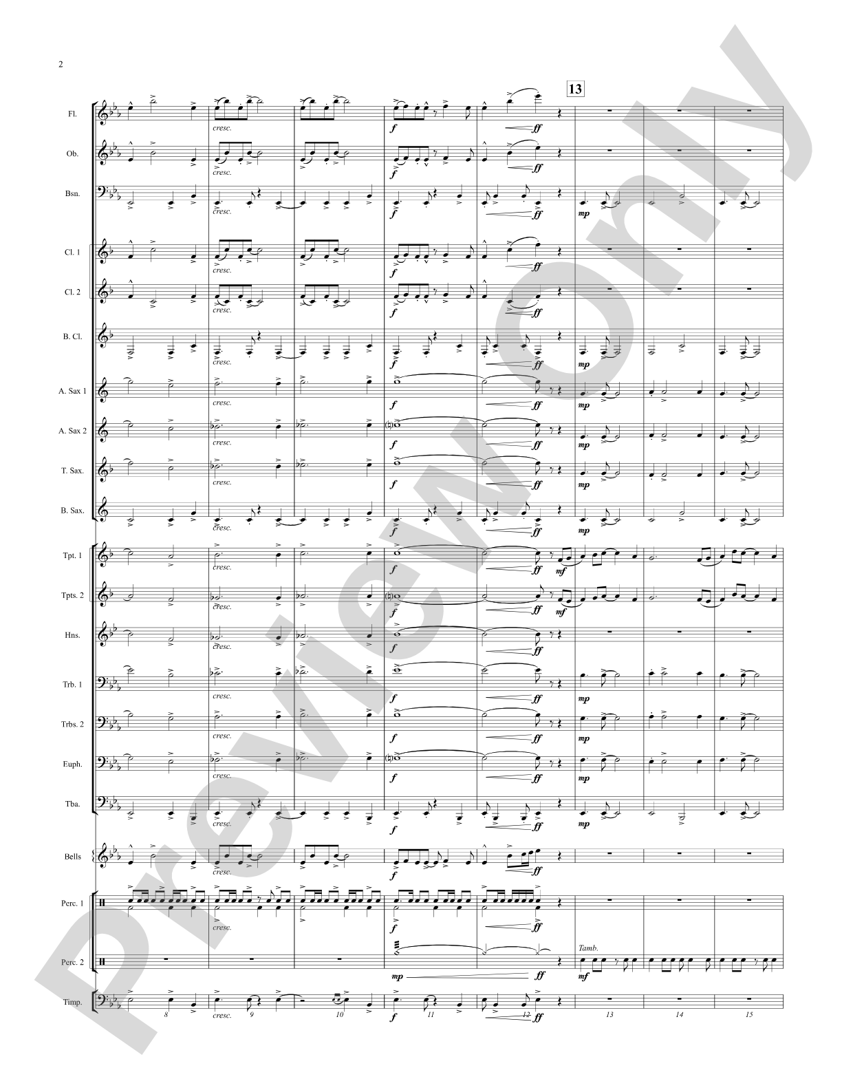 By the River's Edge: Concert Band Conductor Score & Parts